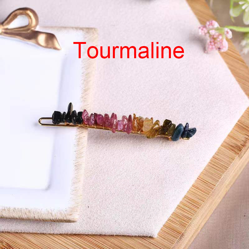 Irregular Stone Hair Clip L4200