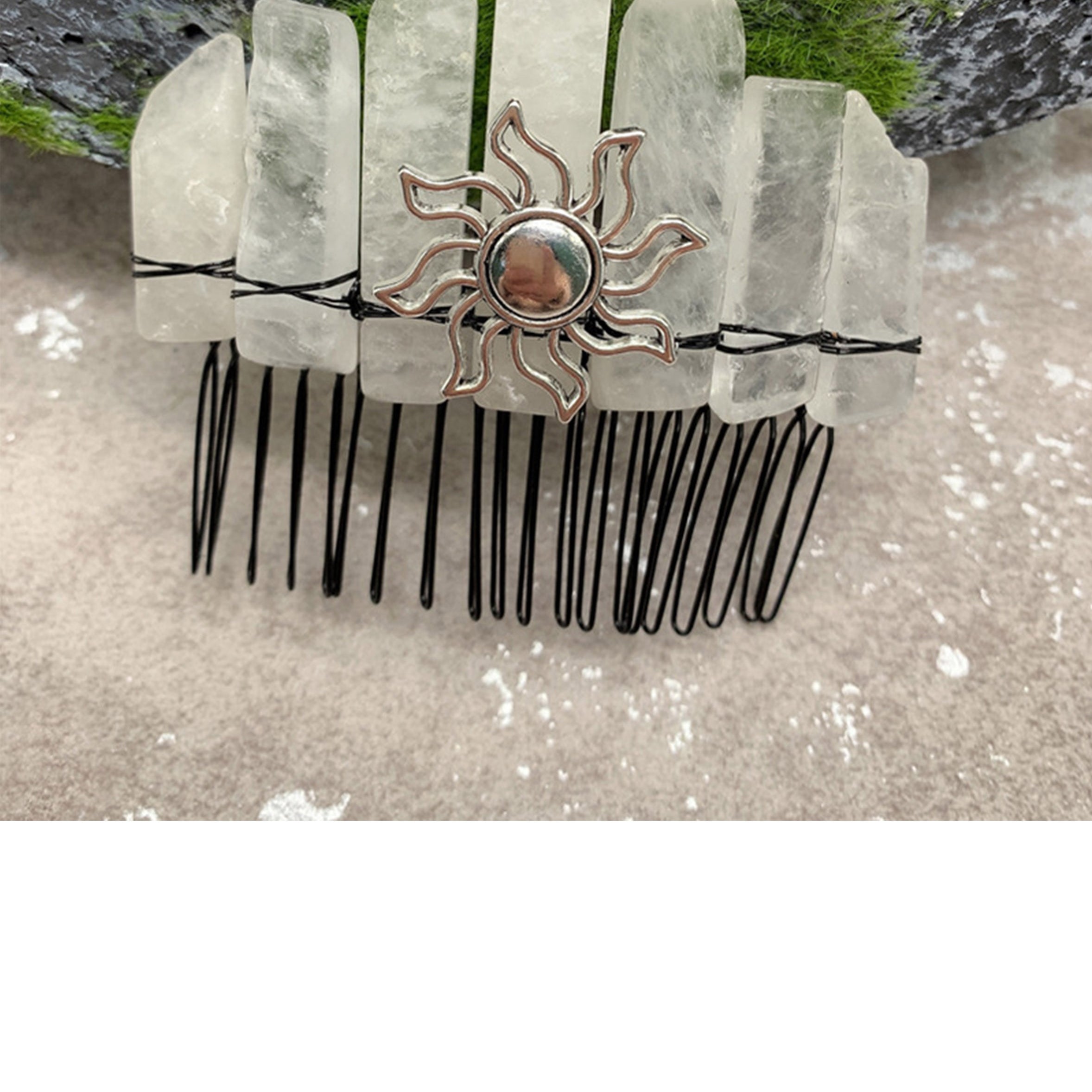 Sun Quartz Hair Comb L4205