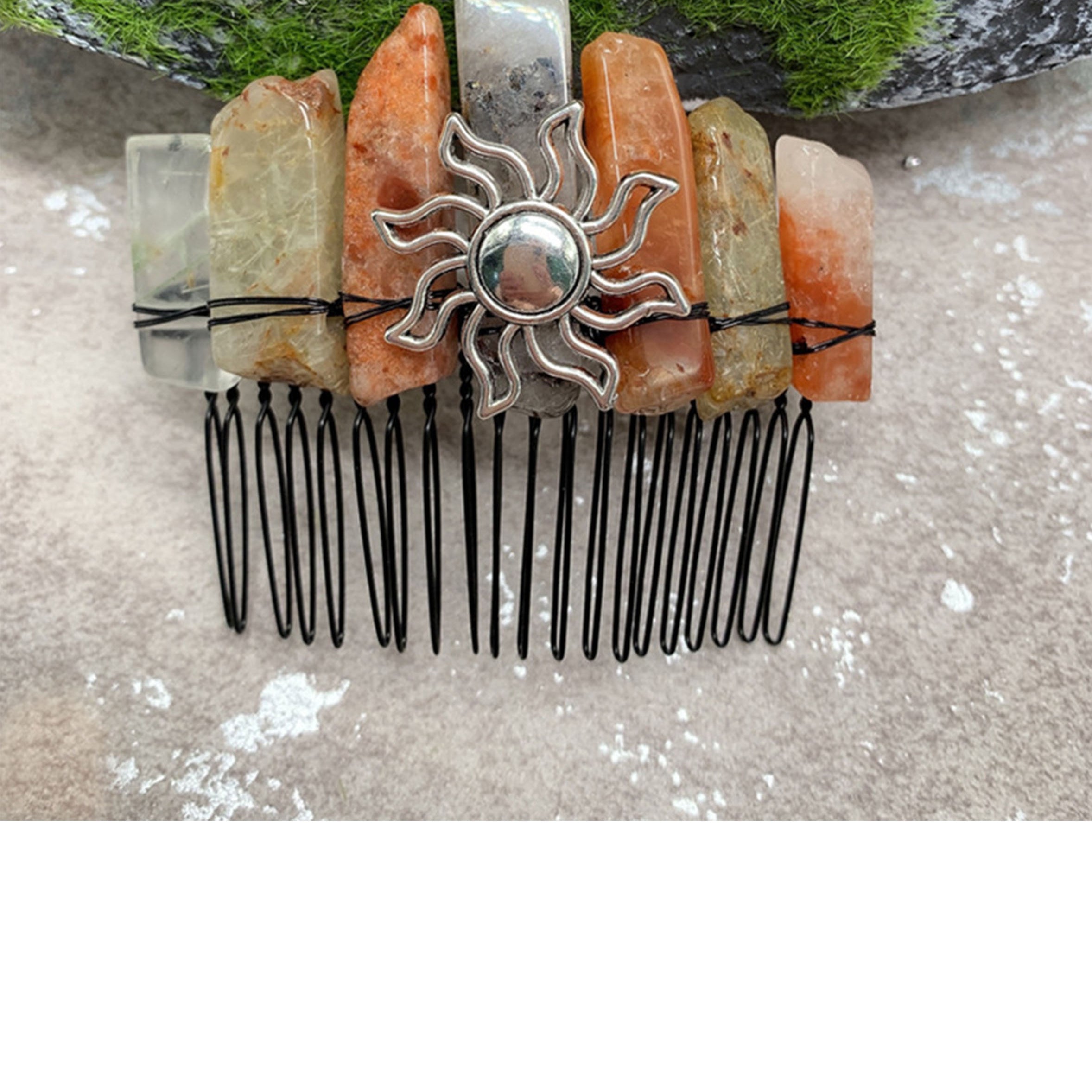 Sun Quartz Hair Comb L4205