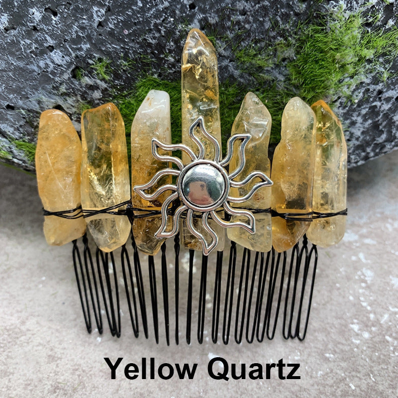 Sun Quartz Hair Comb L4205