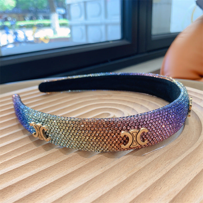 Multicolor Rhinestone Headband L4213