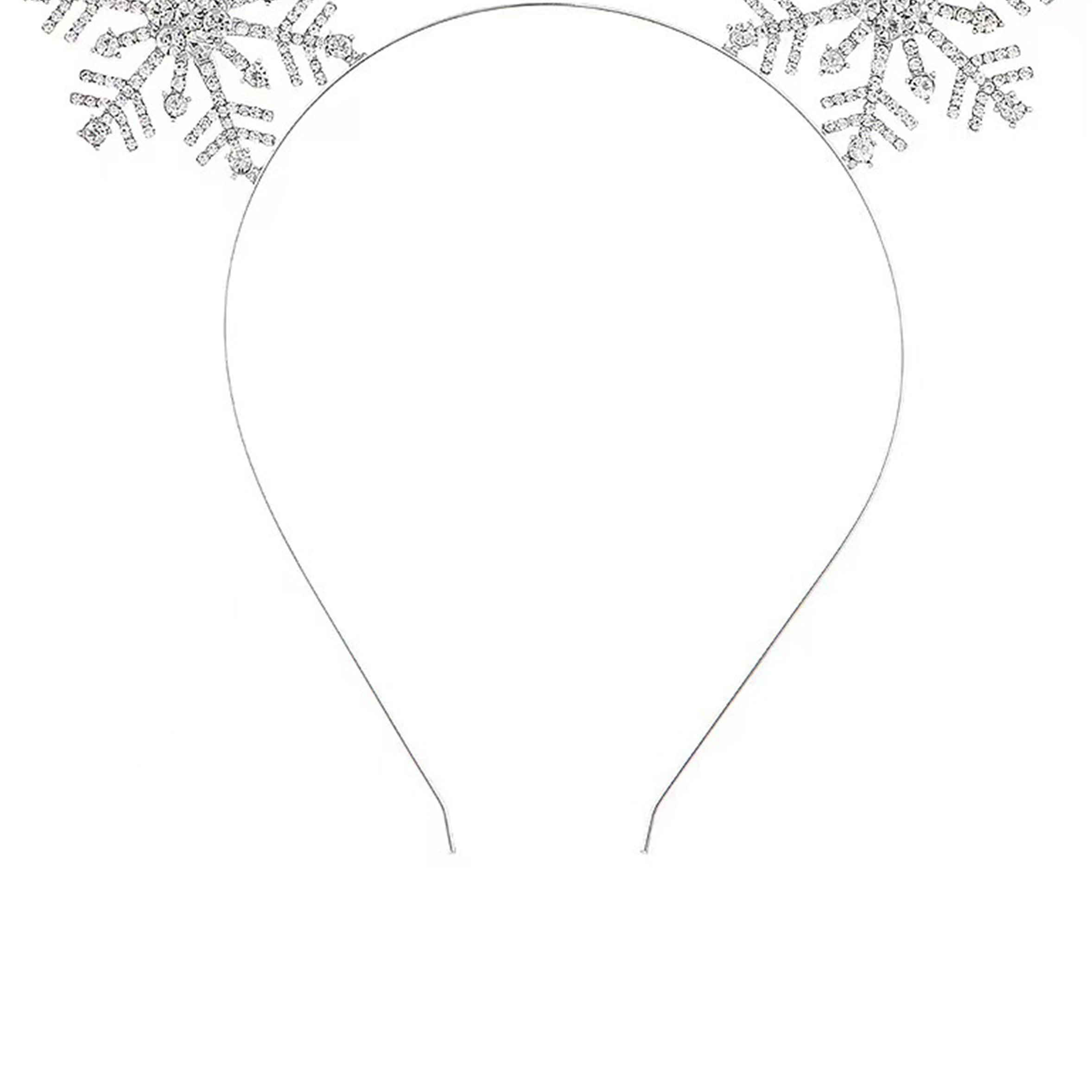 Snowflake Rhinestone Headband L4230