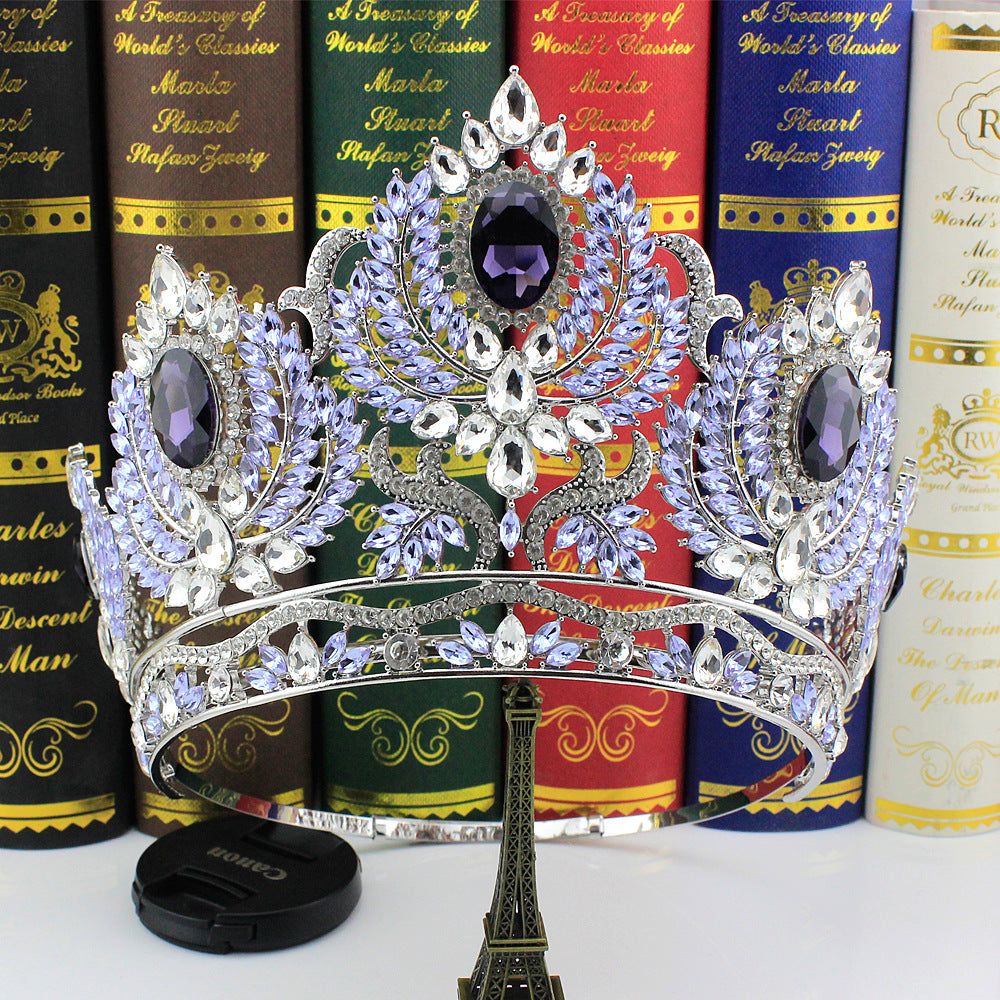 Rhinestone Crown Headband L4264