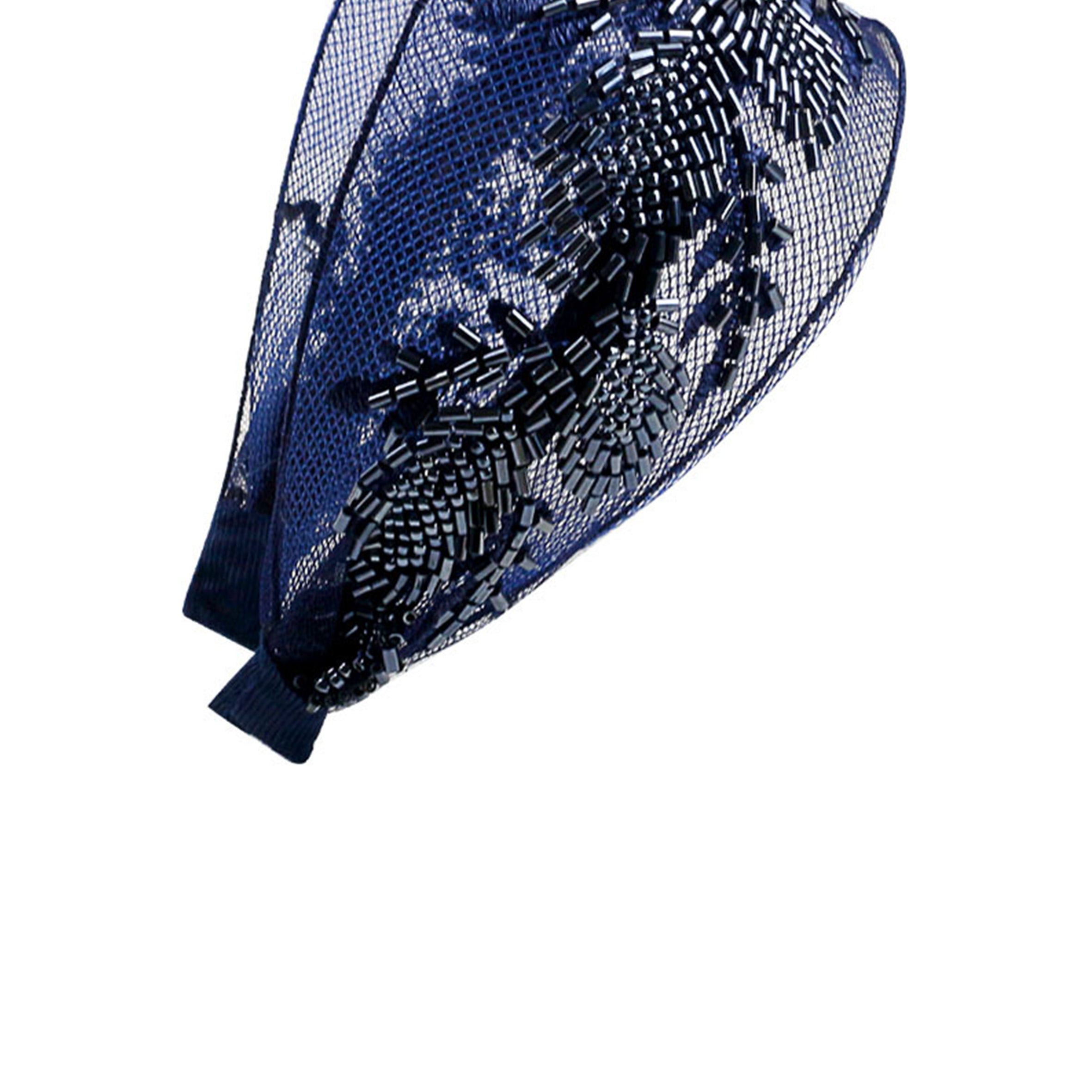 Seed Bead Mesh Headband L4289