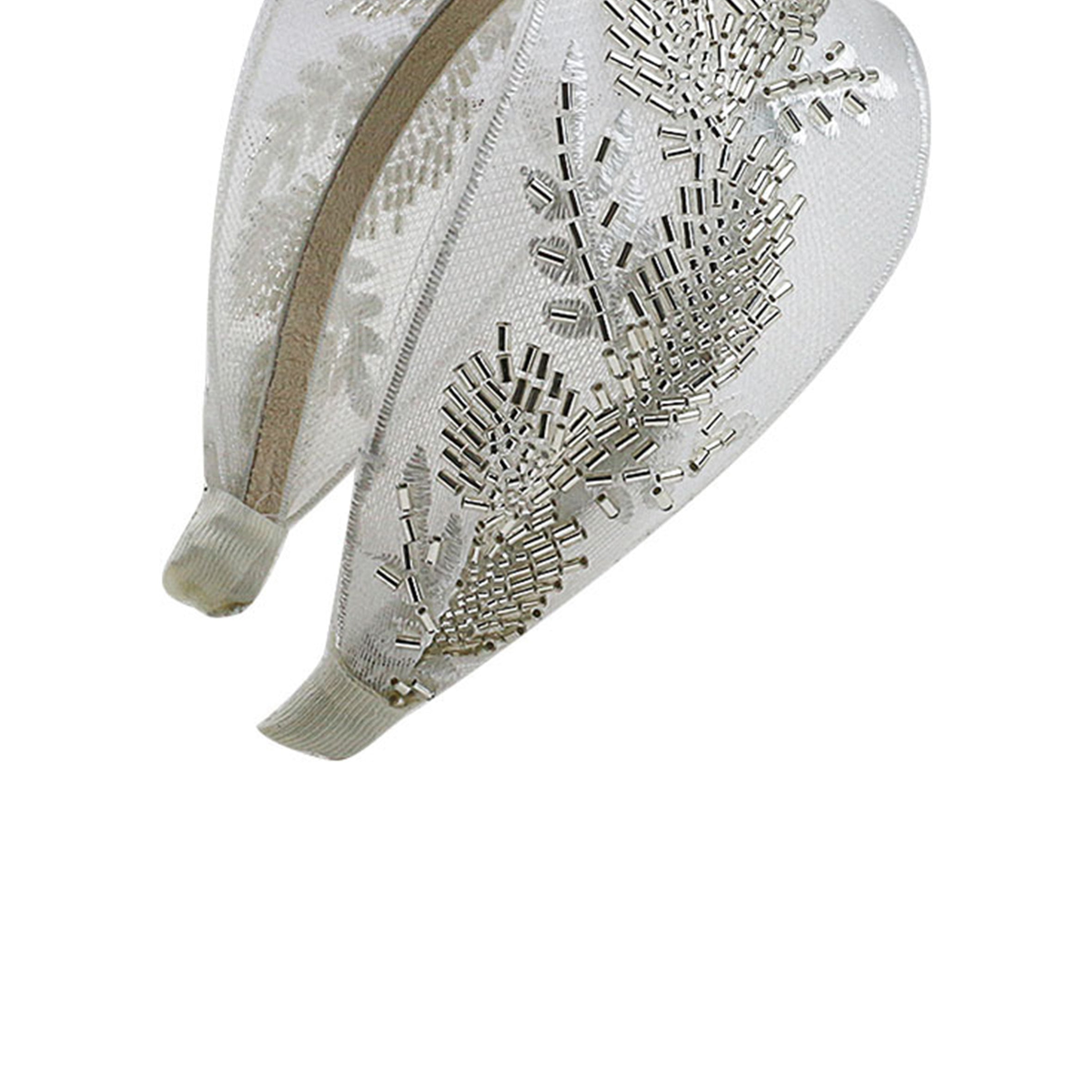 Seed Bead Mesh Headband L4289