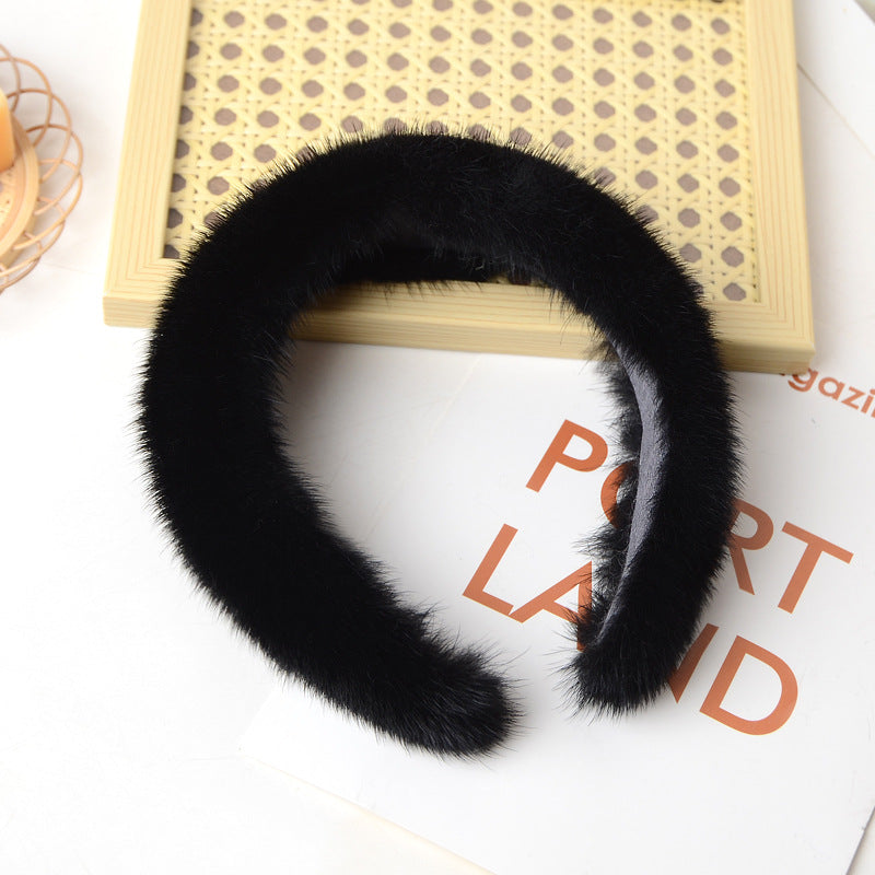 Mink Hair Headband L4394