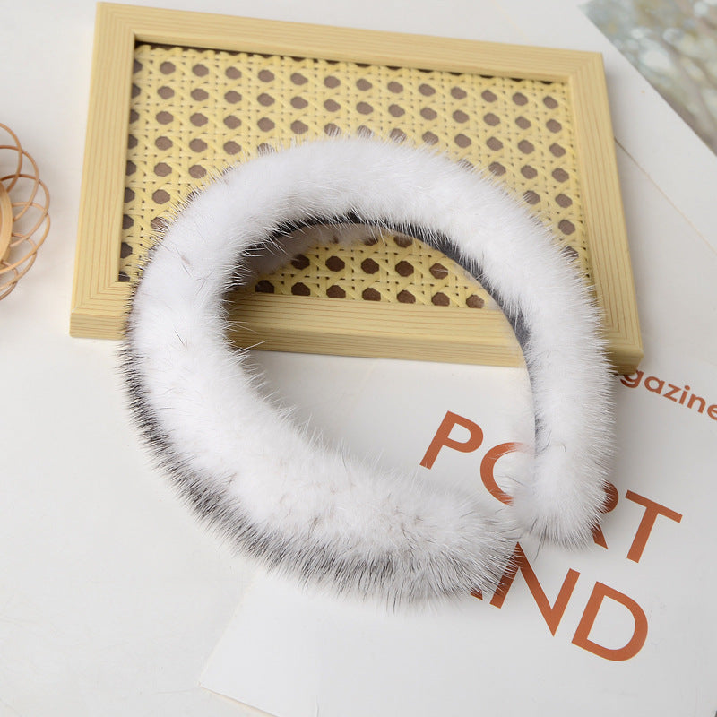 Mink Hair Headband L4394
