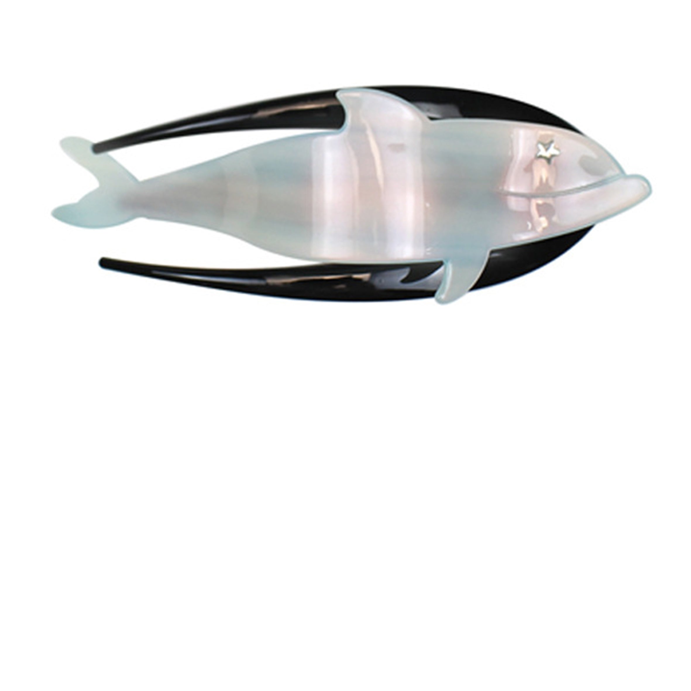 Dolphin Acrylic Hair Clip L4440