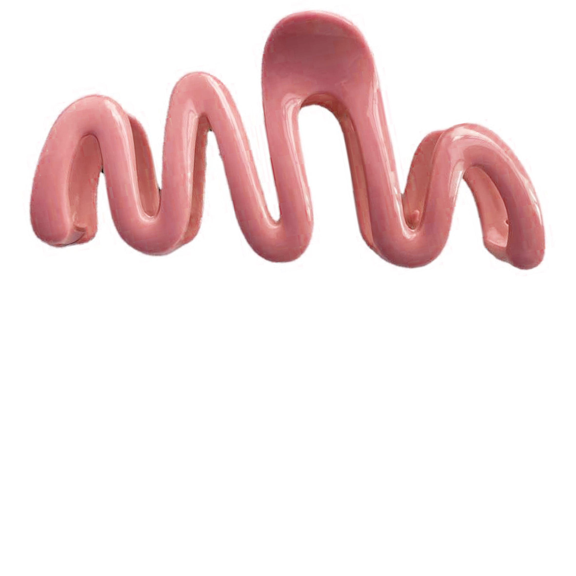 Pinza para el pelo acrílica con ondas L4513