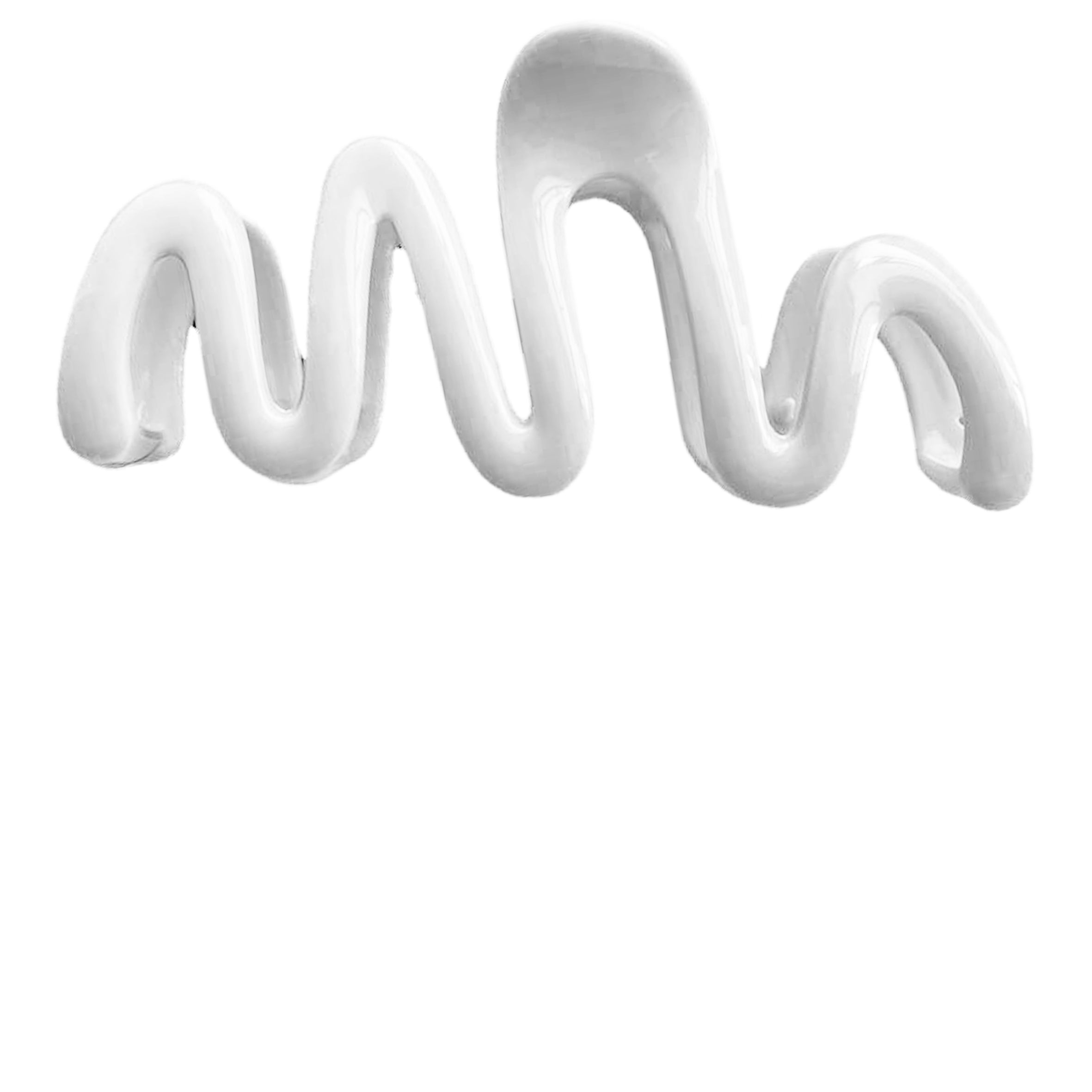 Pinza para el pelo acrílica con ondas L4513