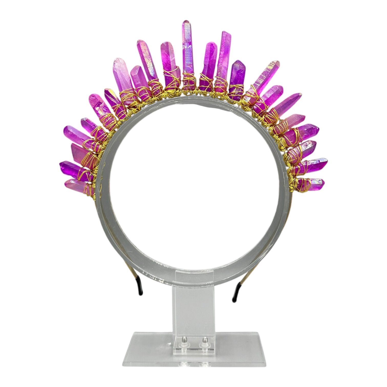 Irregular Quartz Wrap Headband L4669