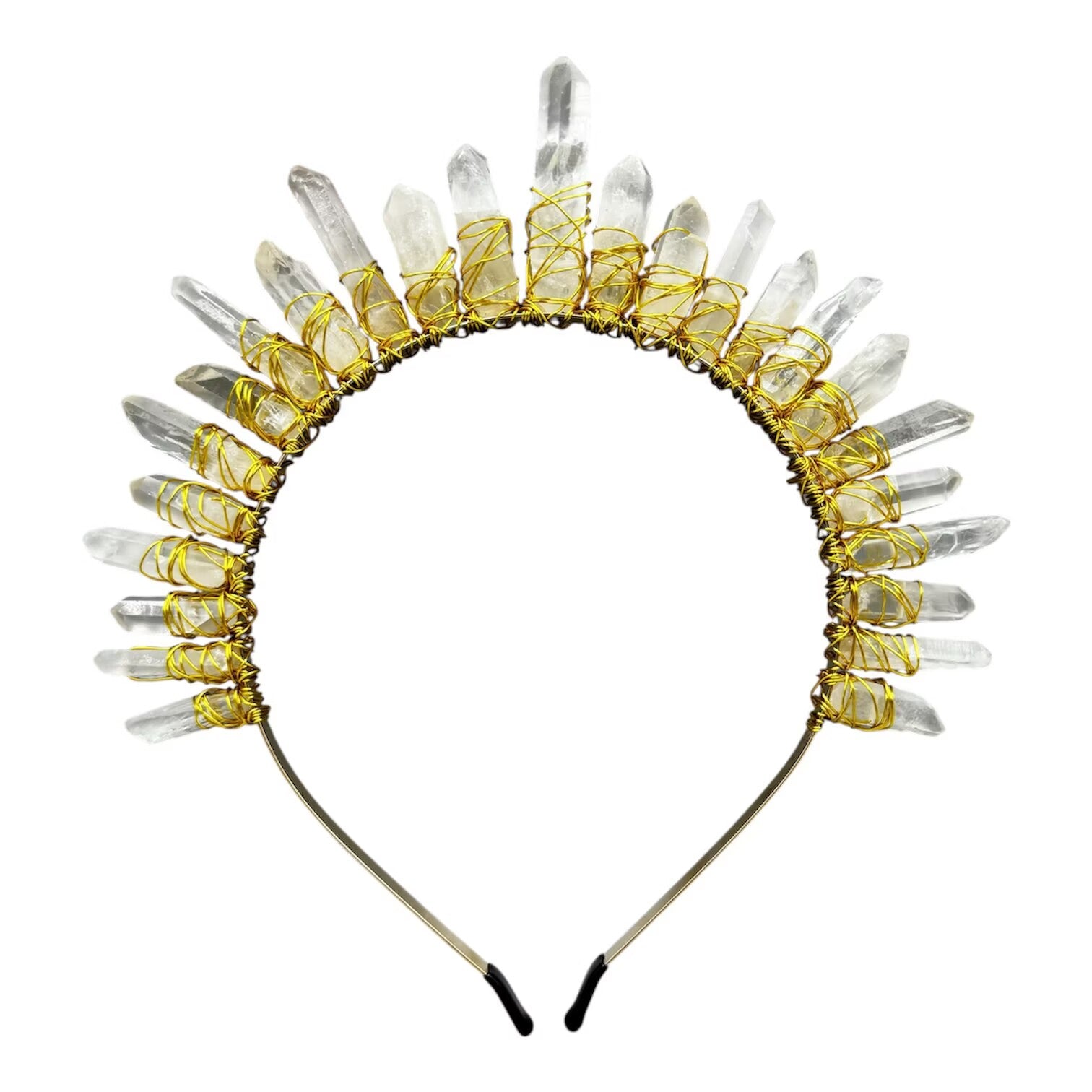 Irregular Quartz Wrap Headband L4669