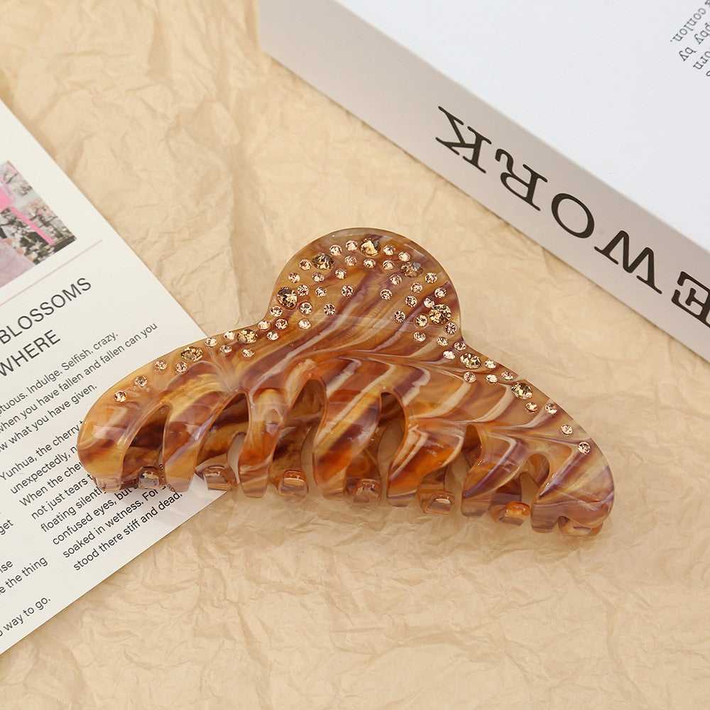 Rhinestone Acrylic Hair Clip L4848