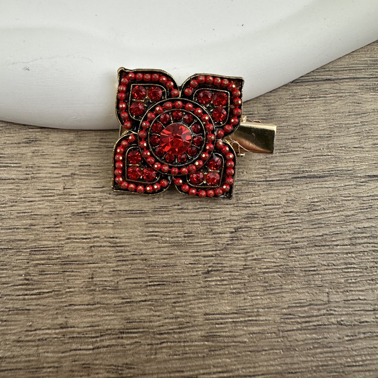 Alloy Rhinestone Hairpin L4979