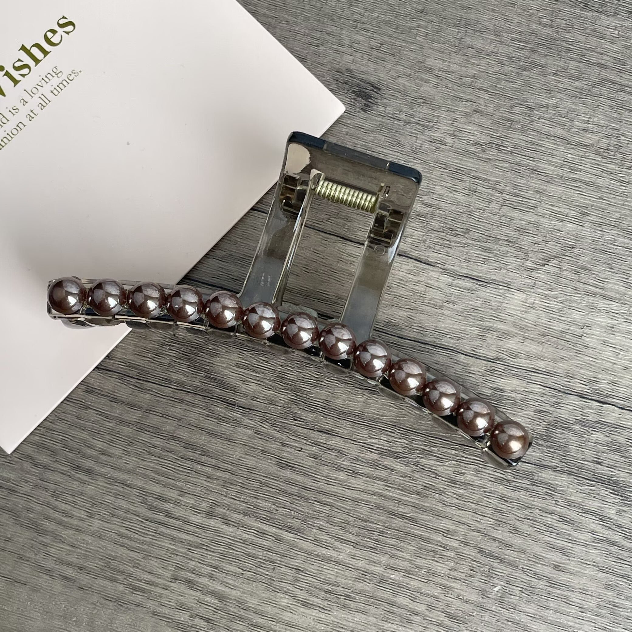 Simple Acrylic Hair Clip L5039