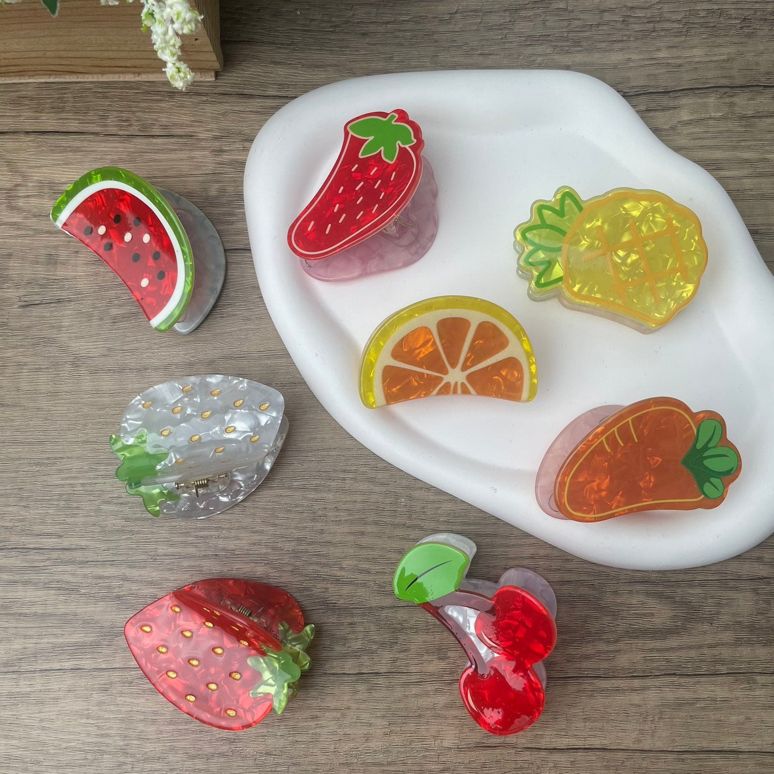 Fruit Acrylic Hair Clip L5070
