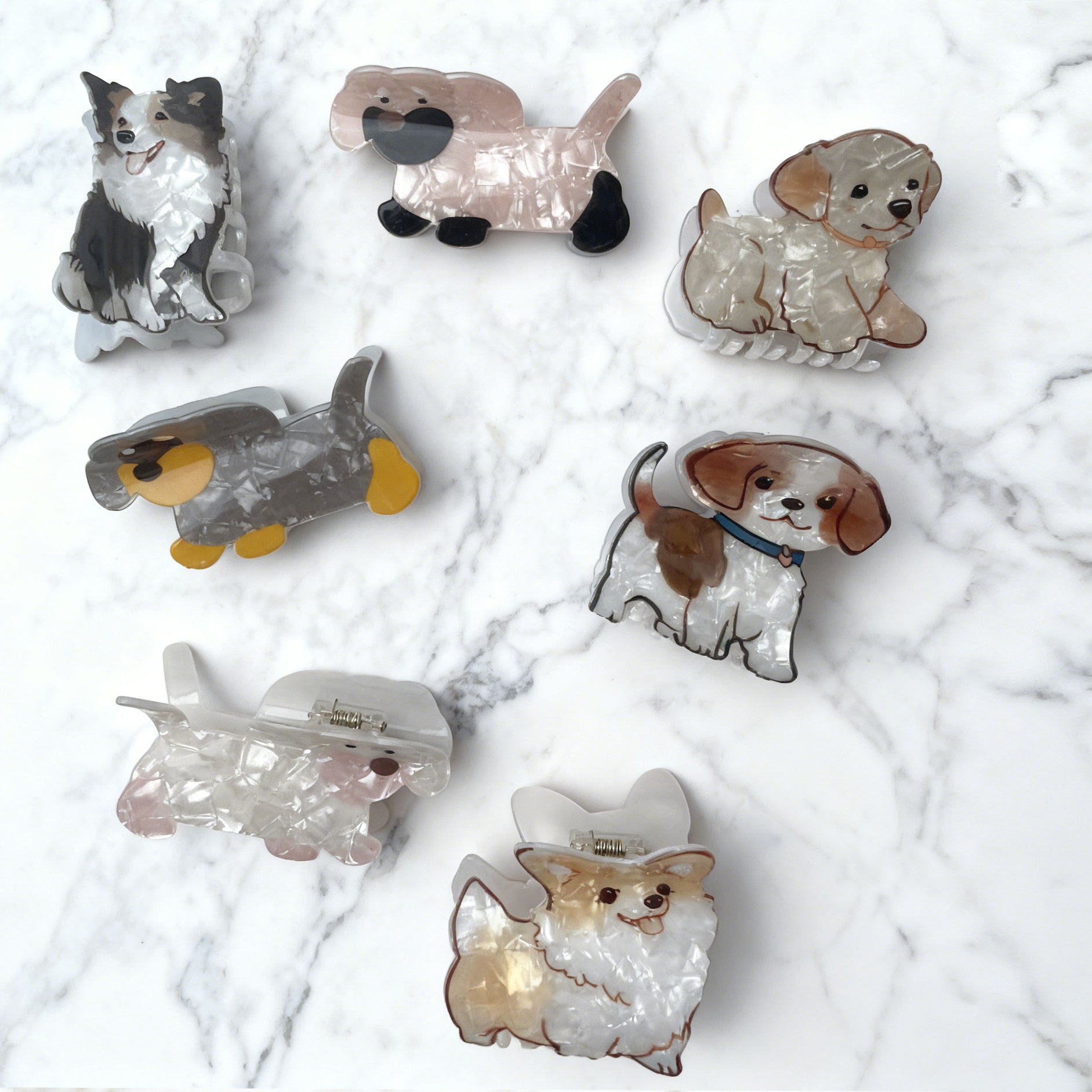 Simple Acrylic Hair Clip L5073