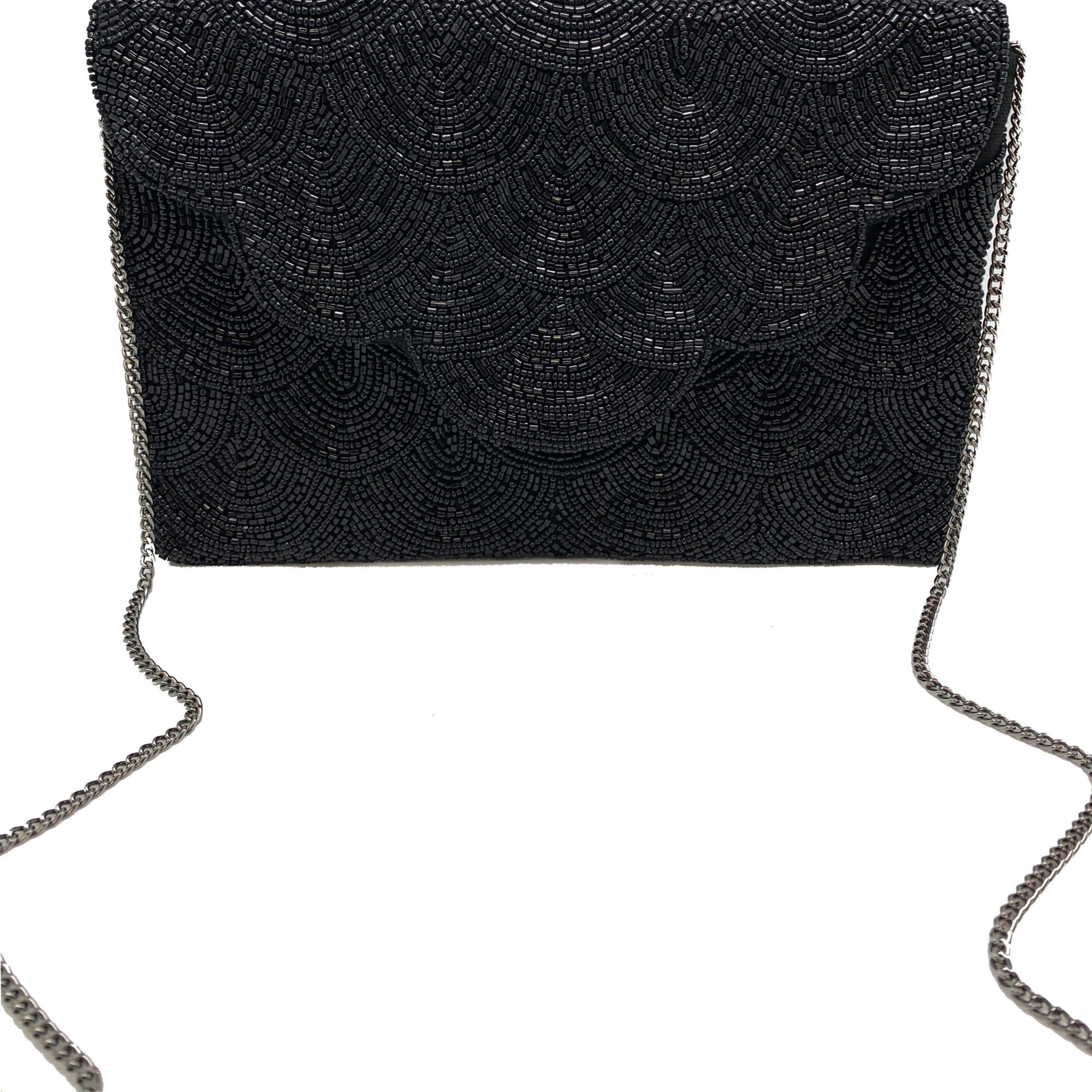Scalloped Beaded Clutch LAC-SS-412