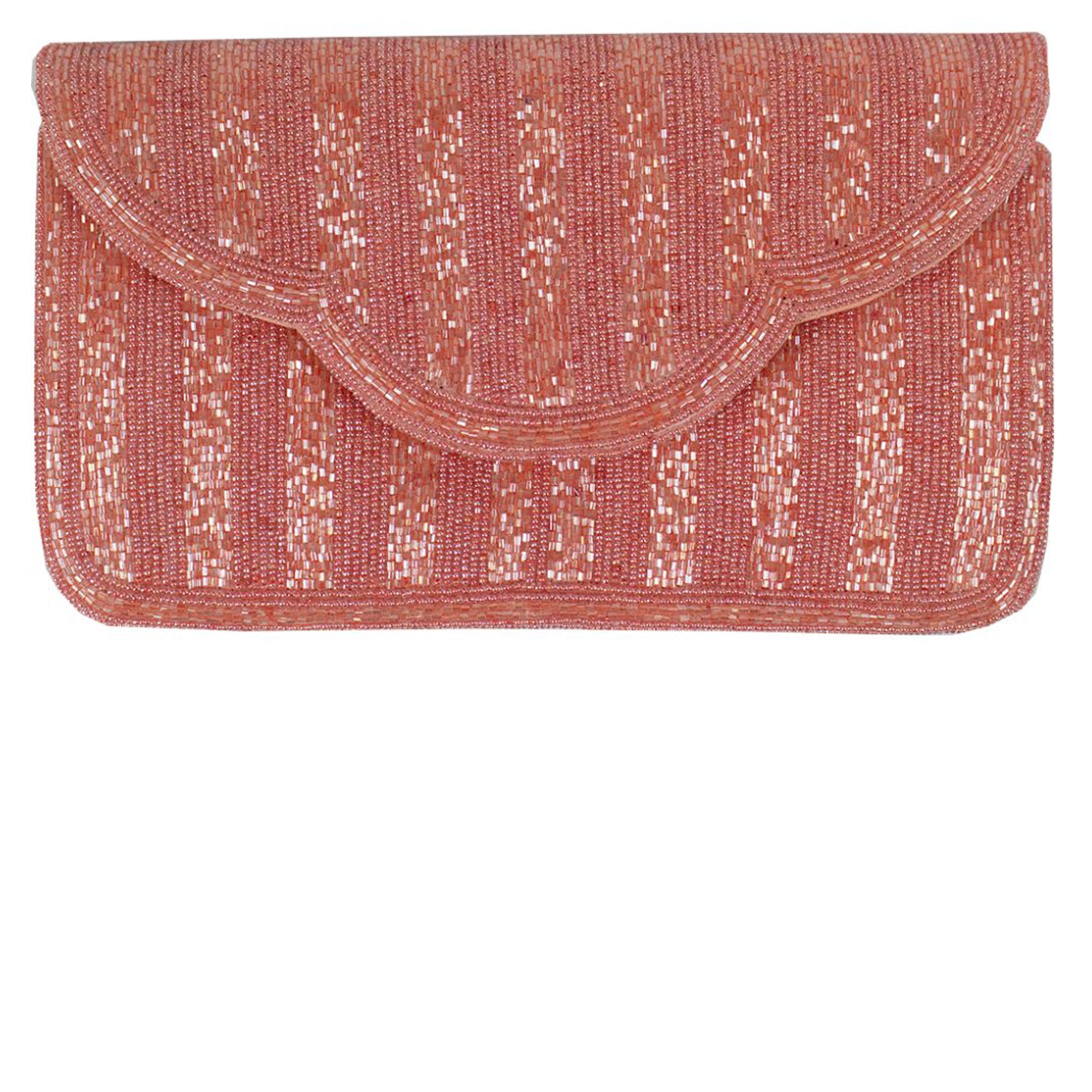 Stripes Beaded Clutch LAC-SS-805