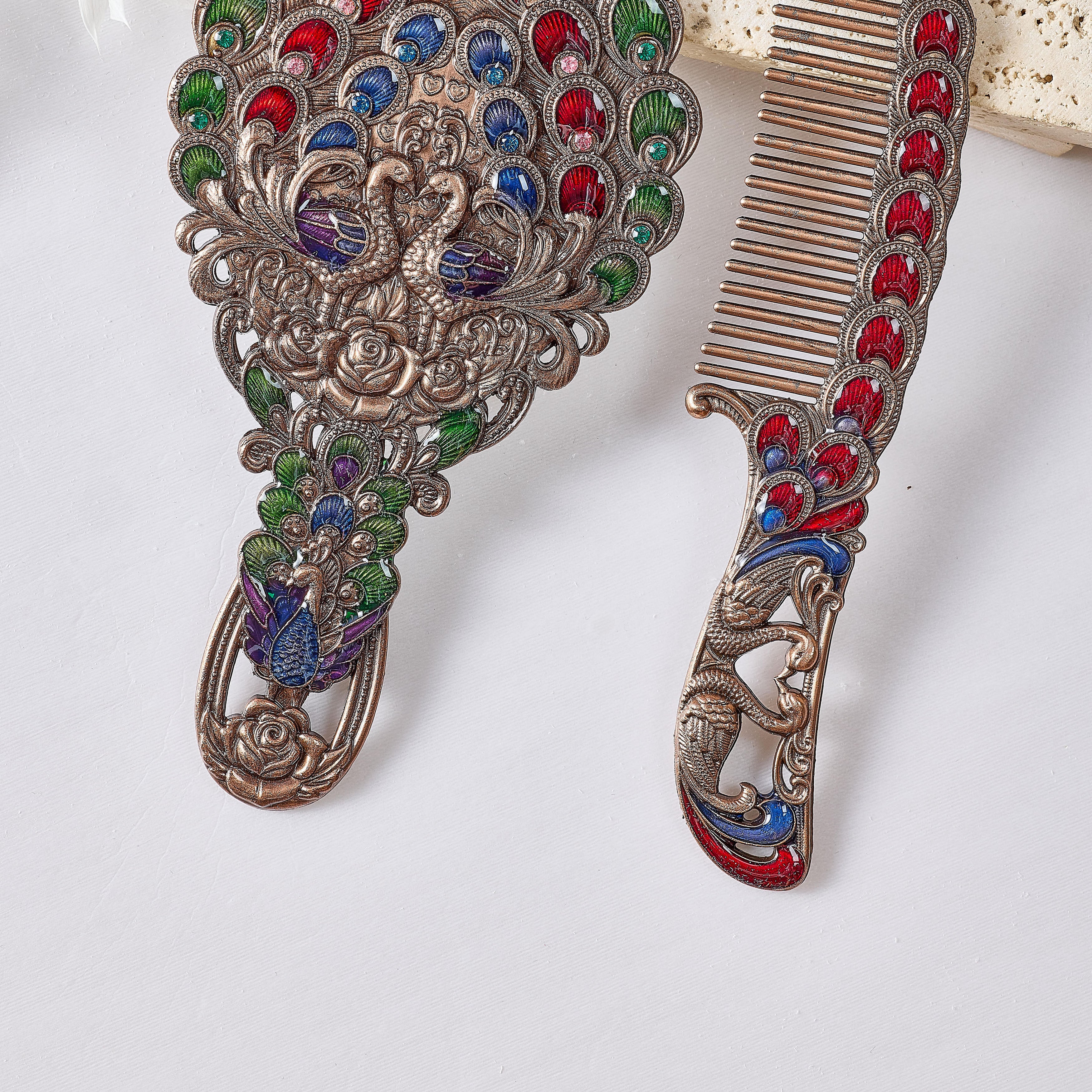 Peacock Mirror M0459
