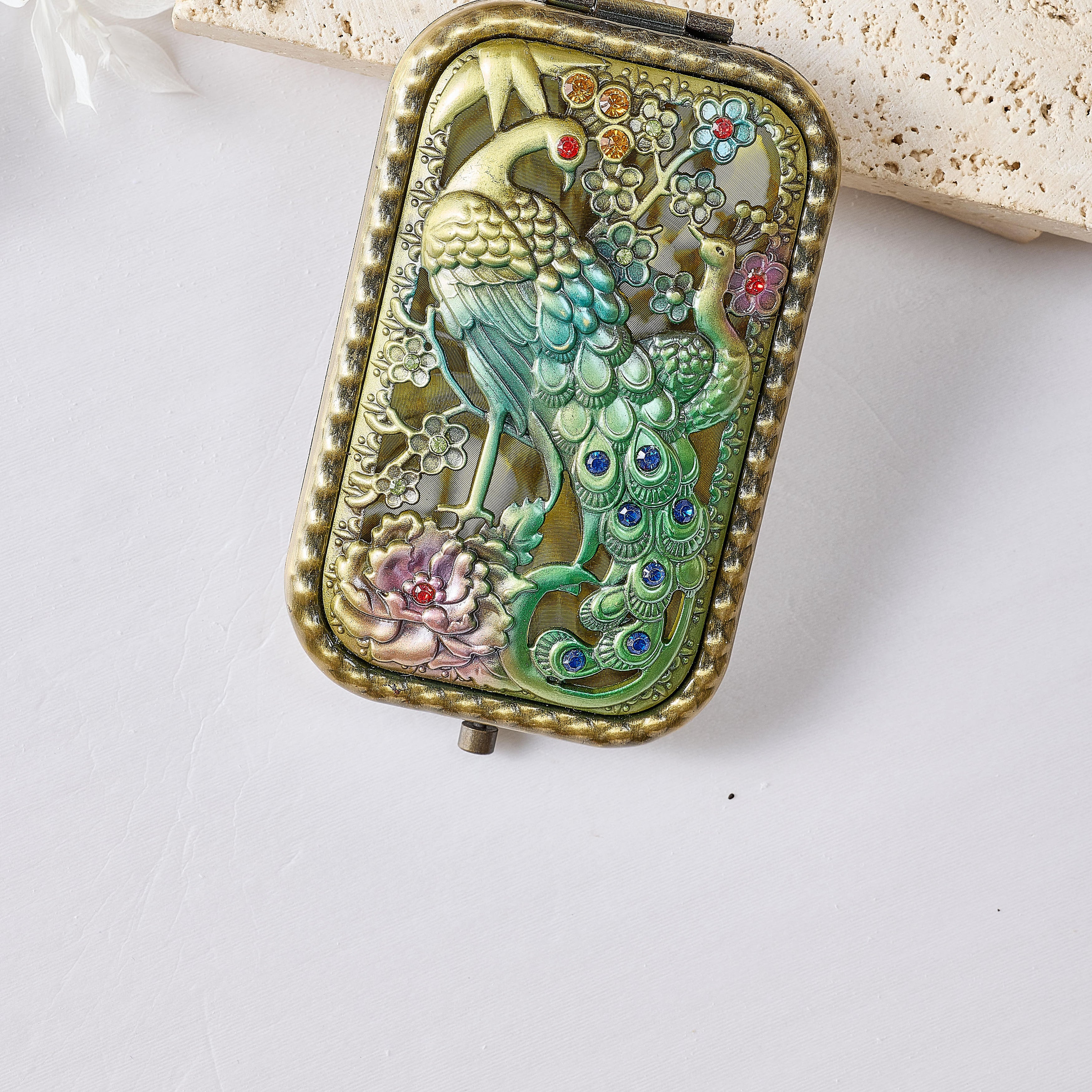 Peacock Mirror M0467