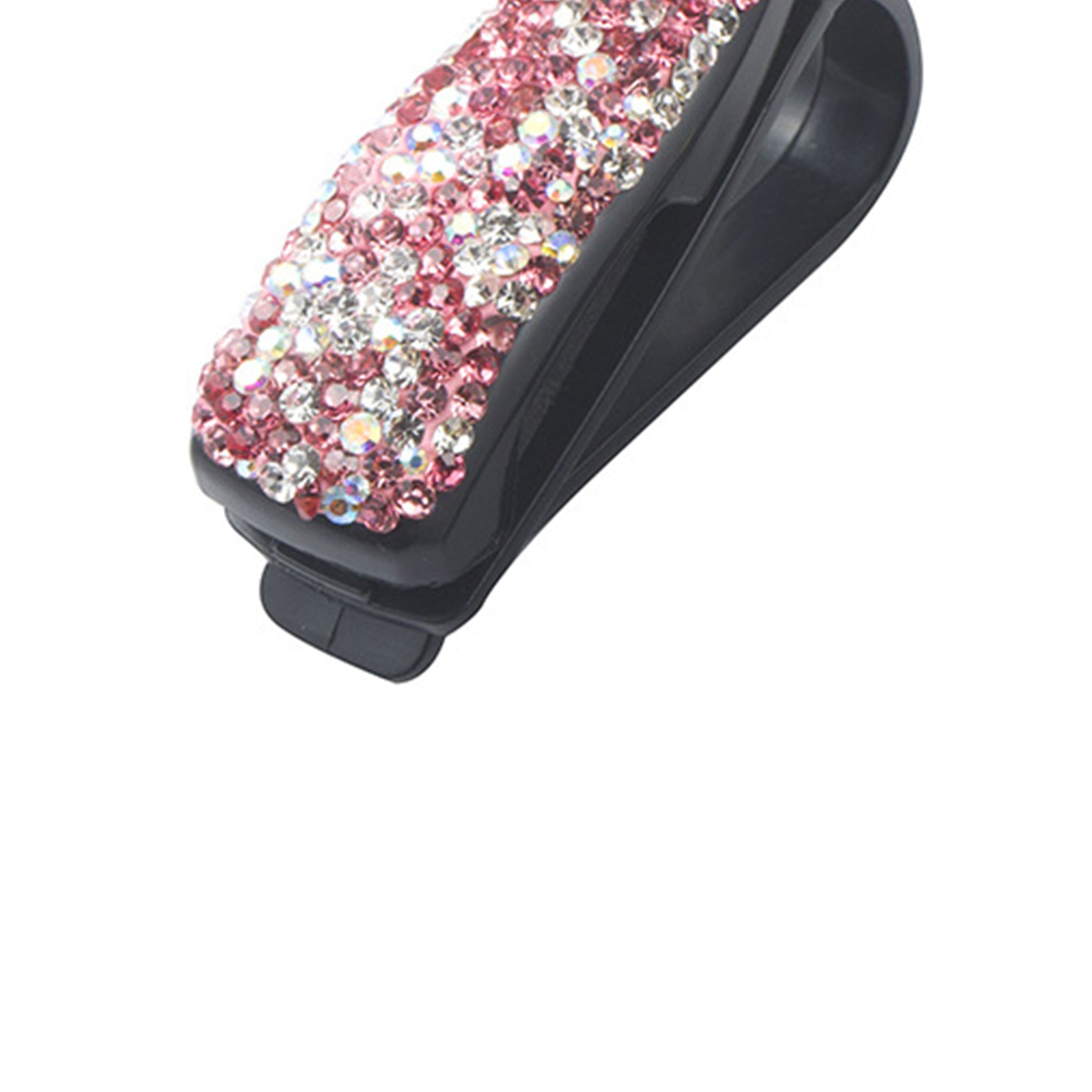 Car Accessories - Ceramic Rhinestone Car Sun Visor Glasses Clip MIS0526