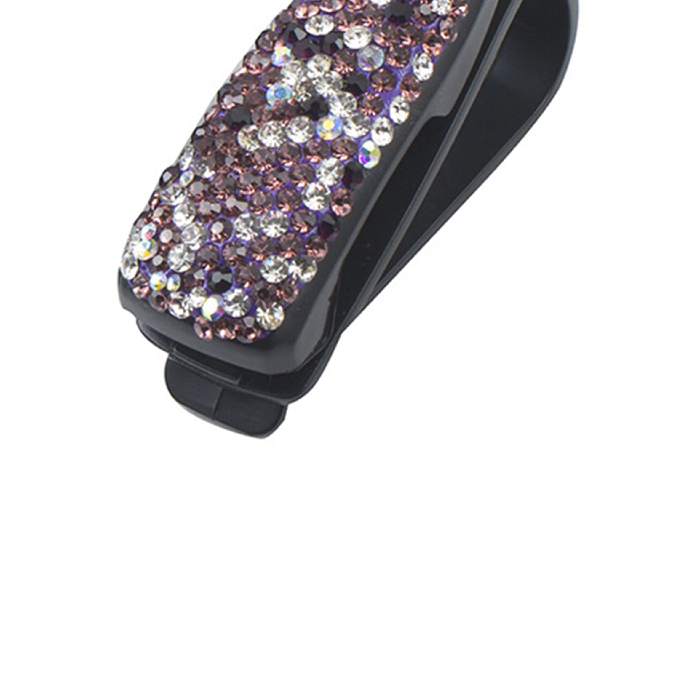 Car Accessories - Ceramic Rhinestone Car Sun Visor Glasses Clip MIS0526