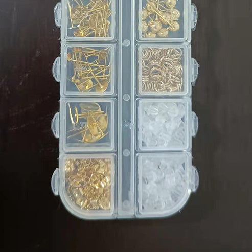 Juego de herramientas para hacer pendientes con botón, accesorios y accesorios para bricolaje MIS0730