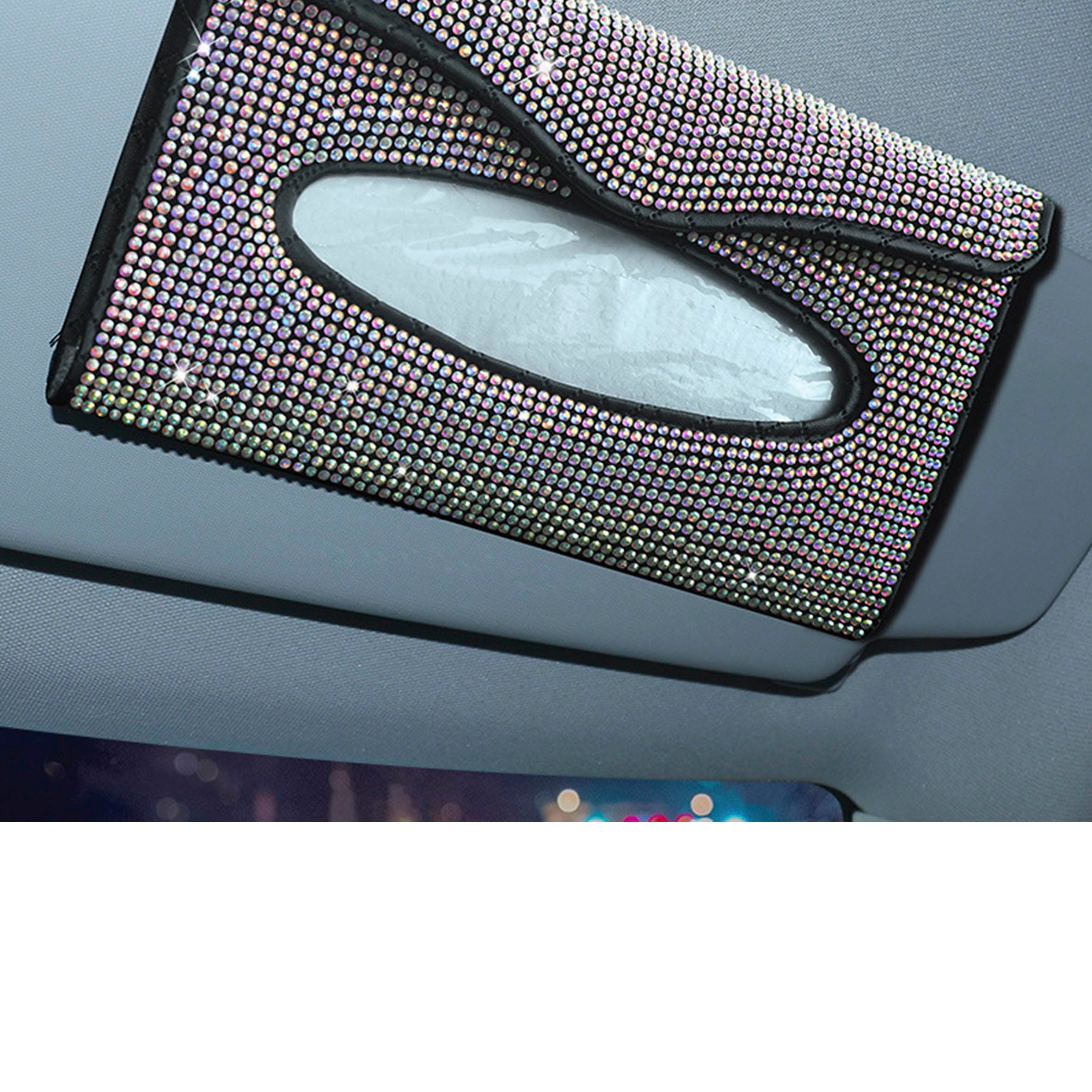 Car Accessories - Rhinestone Visor Tissue Box MIS0741