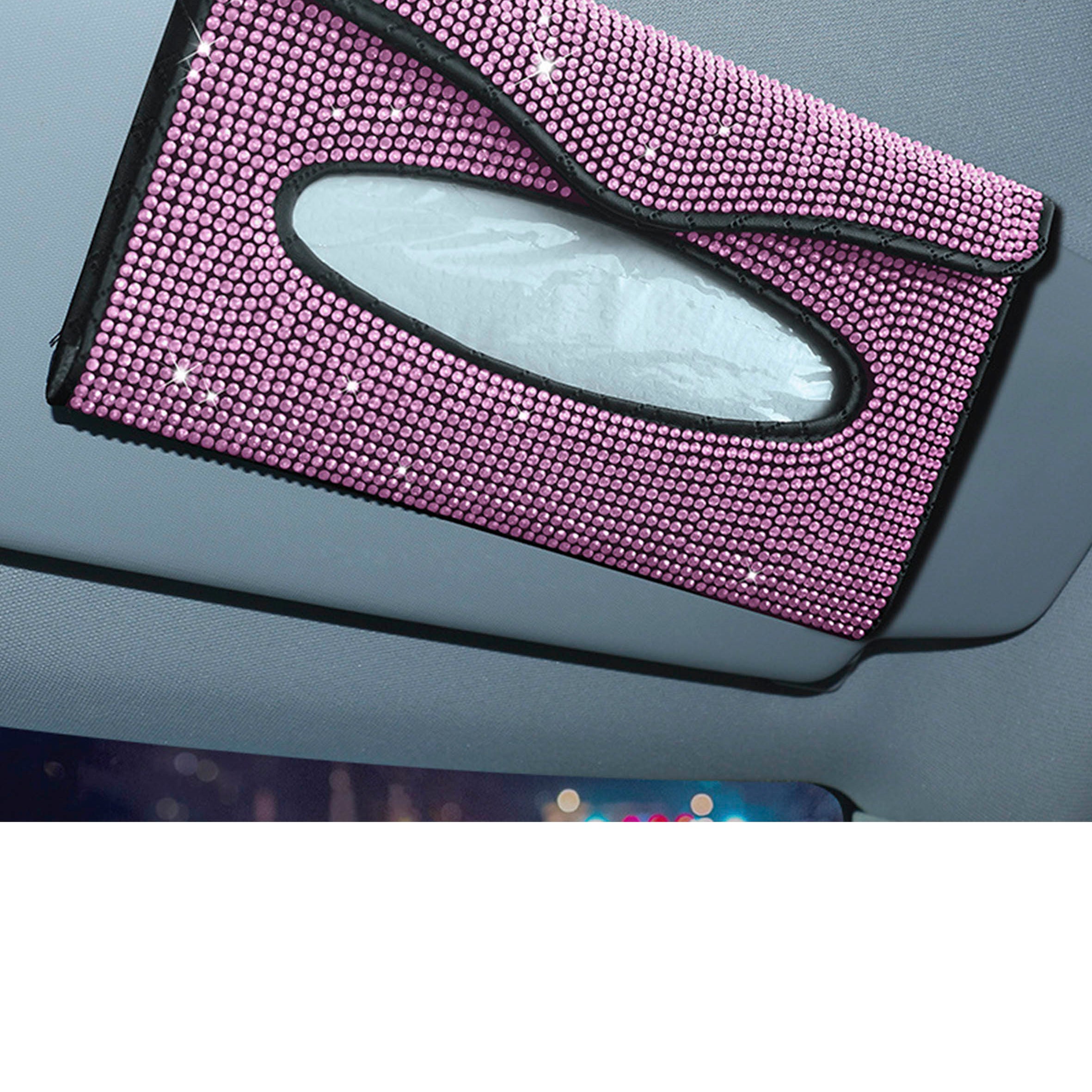 Car Accessories - Rhinestone Visor Tissue Box MIS0741