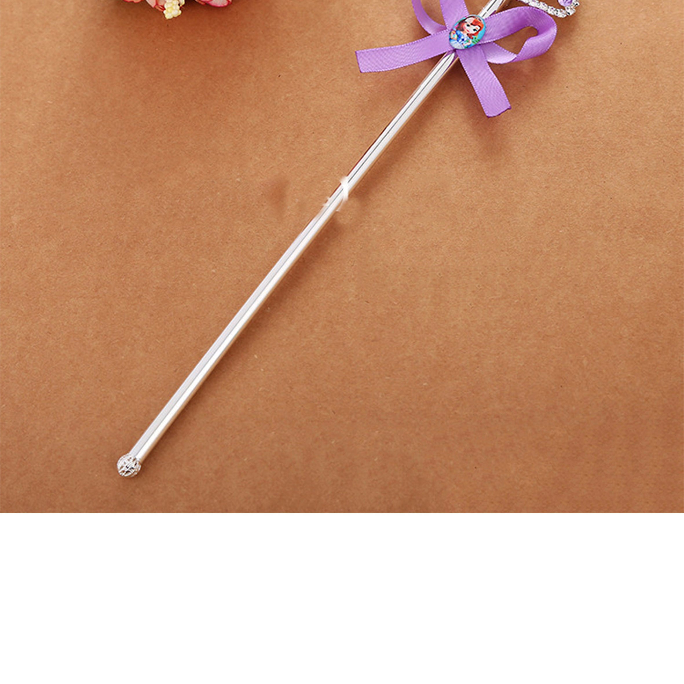 Varita mágica con corona de diamantes de imitación MIS0827