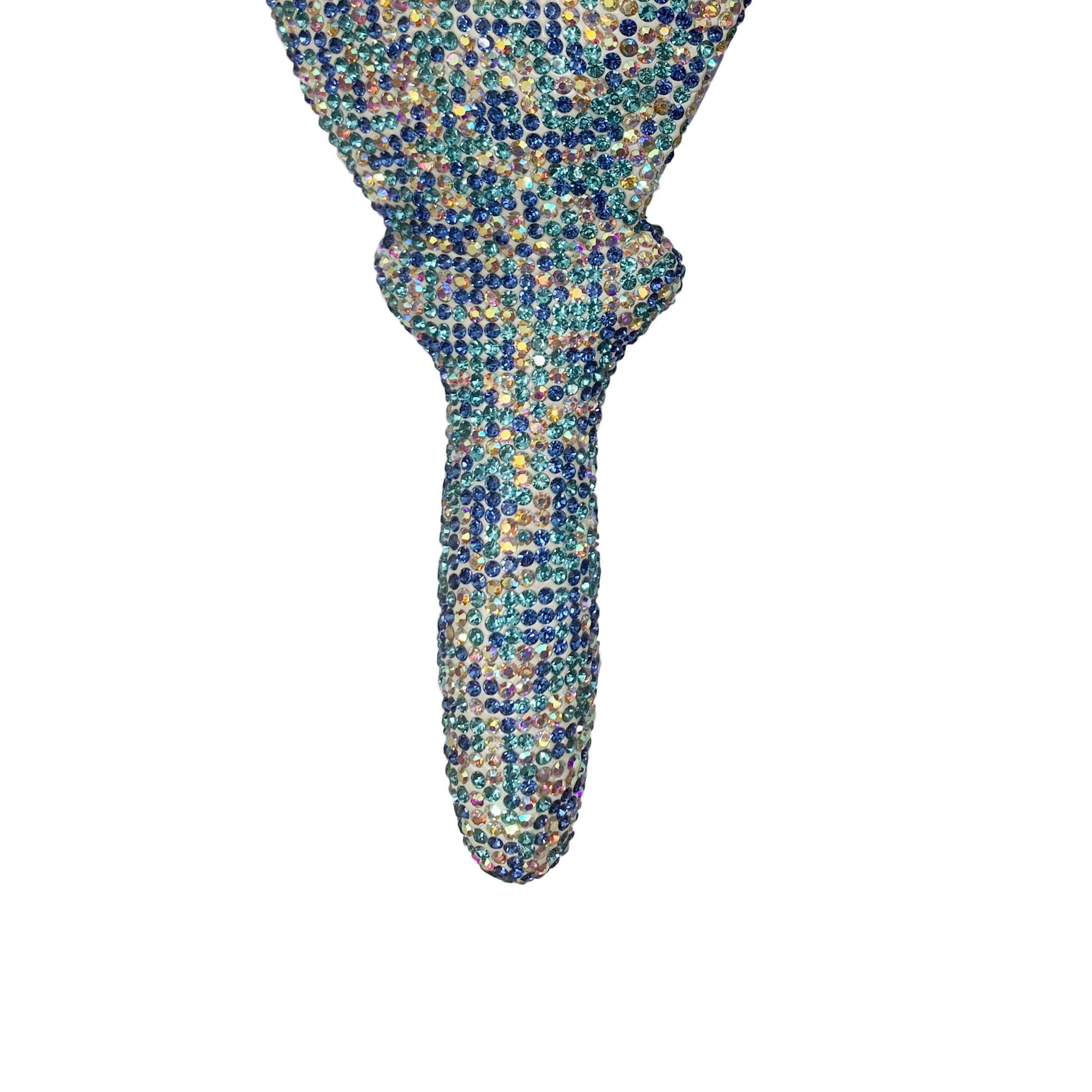 Peine de cerámica hecho a mano con forma de concha de diamantes de imitación MIS0838