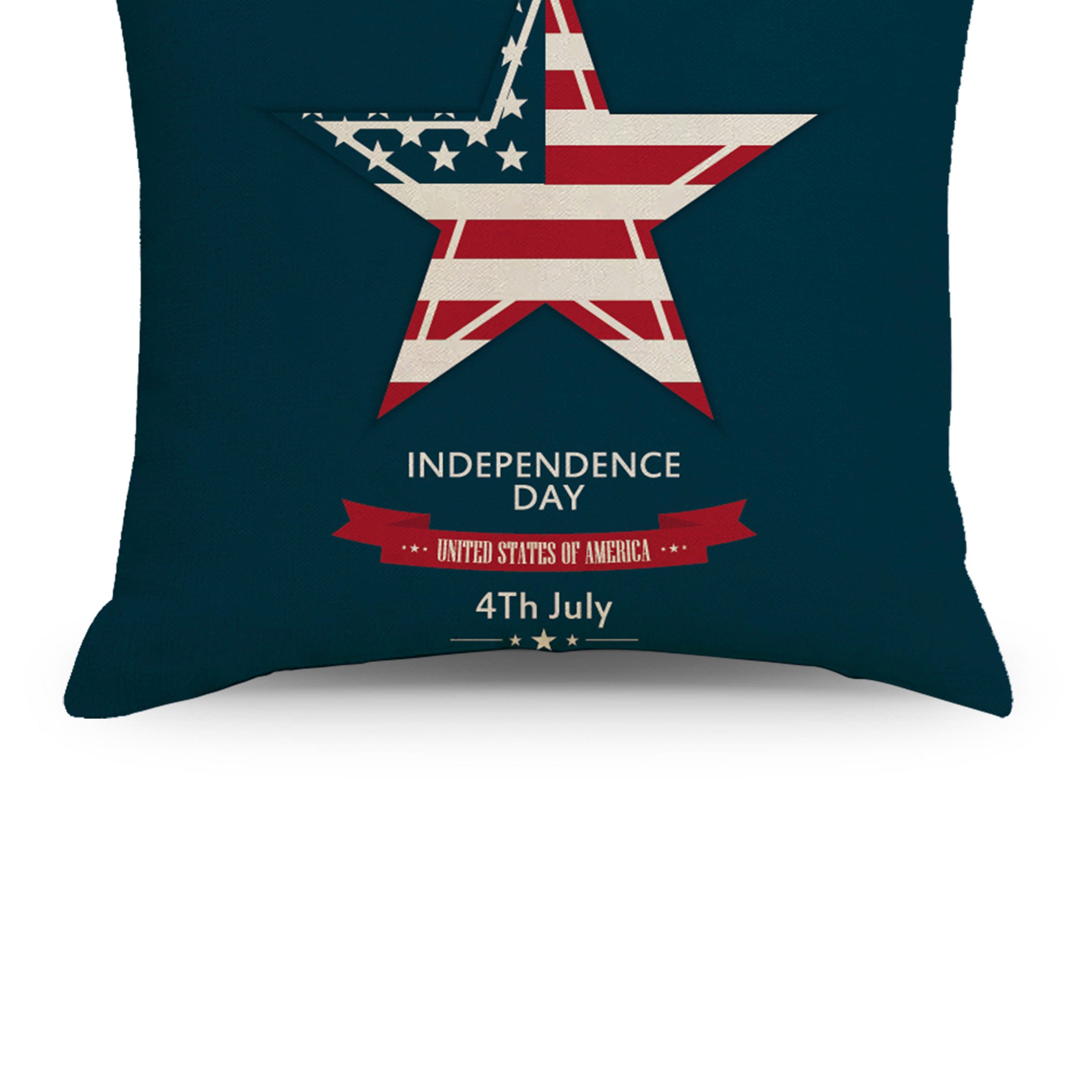 Funda de almohada con estampado de estrellas del Día de la Independencia MIS0877