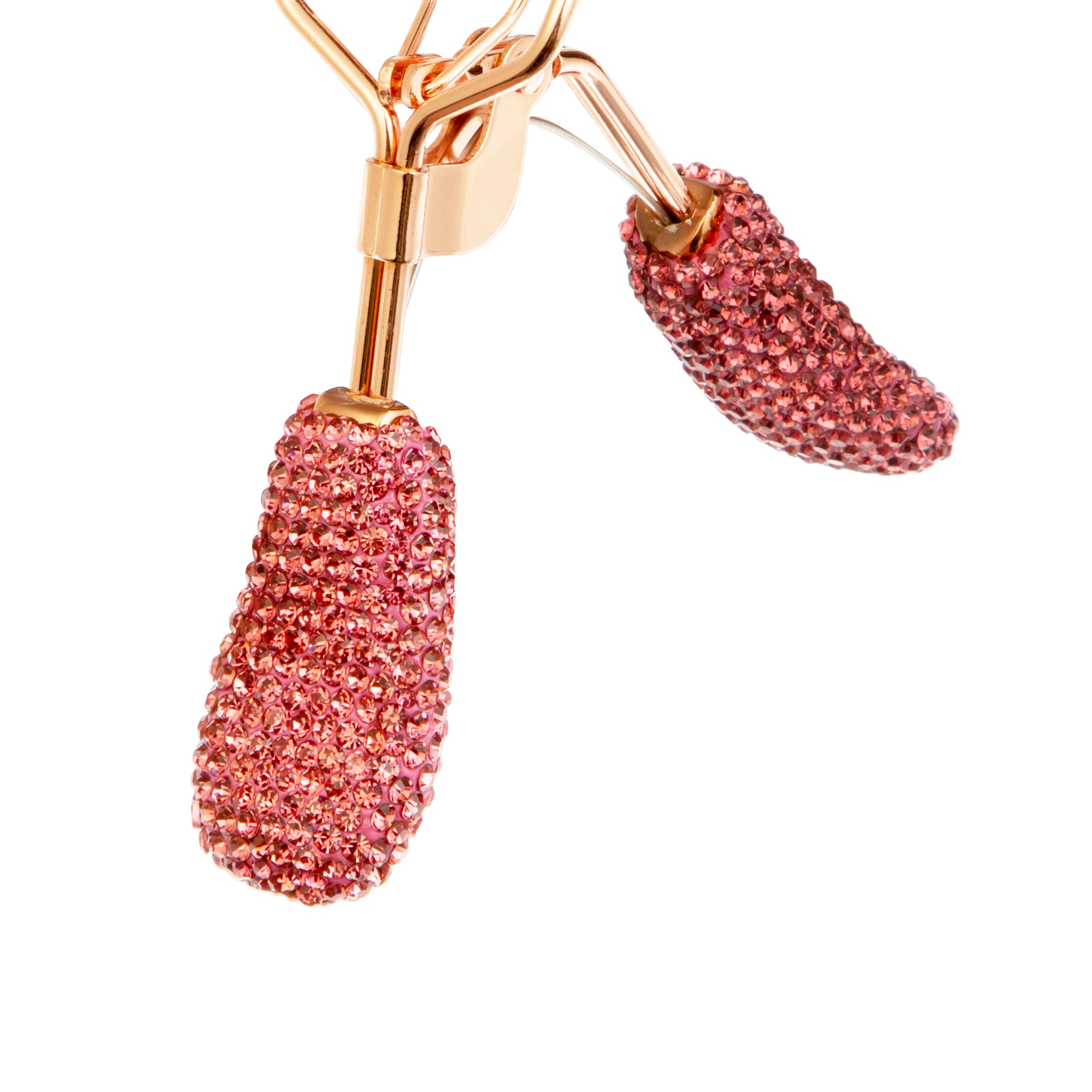 Rizador de pestañas hecho a mano con diamantes de imitación MIS0925