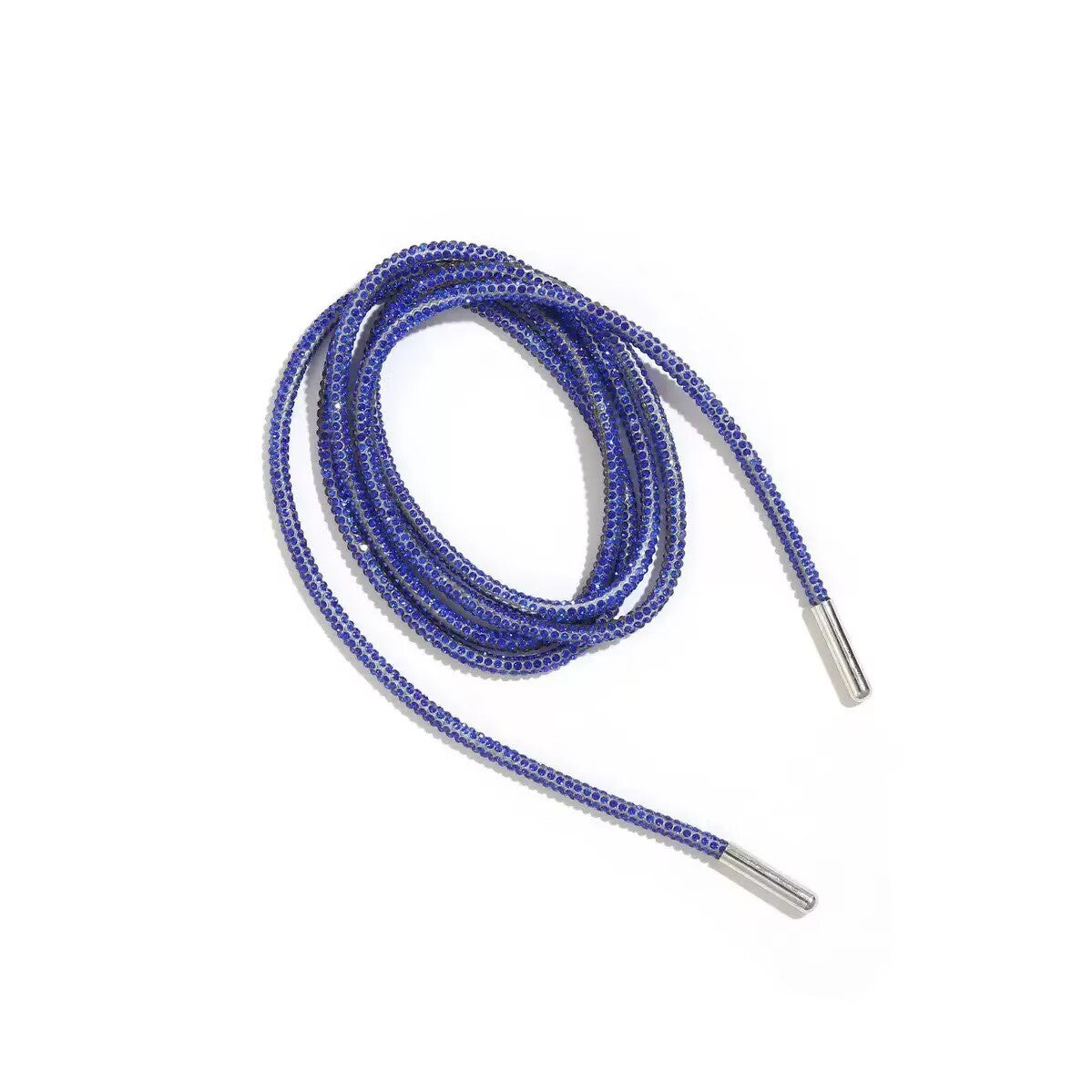 Rhinestone Round Tube Shoelace 140CM MIS1053