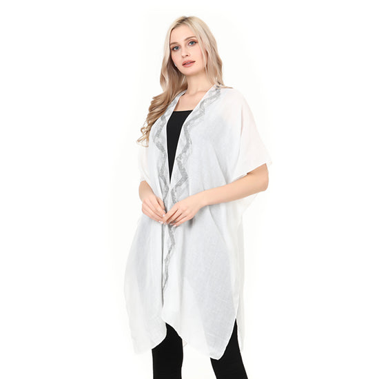 Dimond Boarded Studs Poncho MSF1079-6