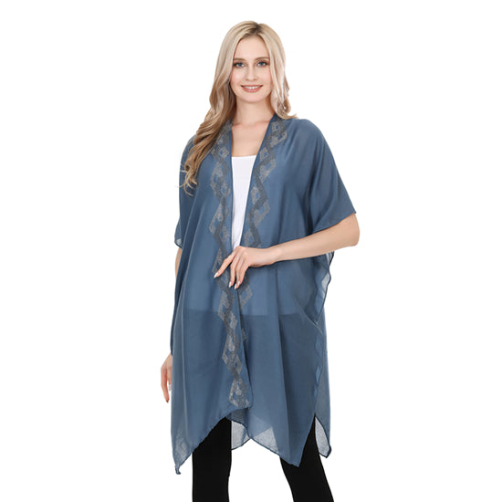 Dimond Boarded Studs Poncho MSF1079-6