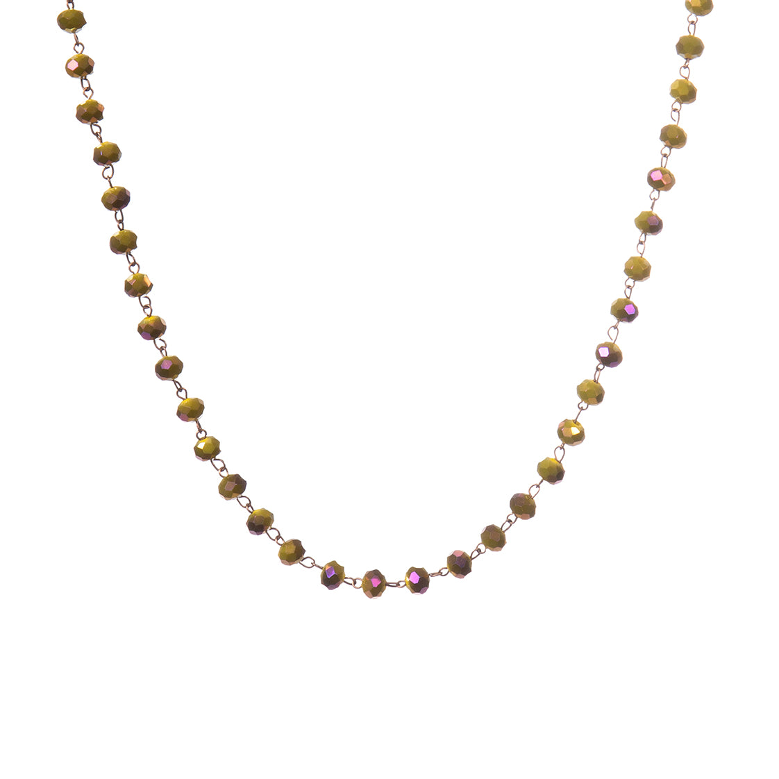 Classic Crystal Long Necklace N1163-198