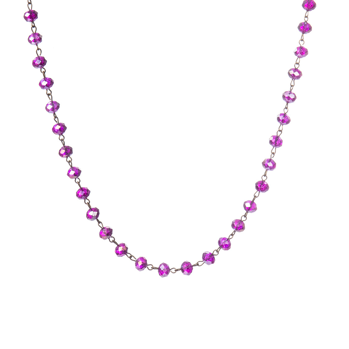 Classic Crystal Long Necklaces N1163-208