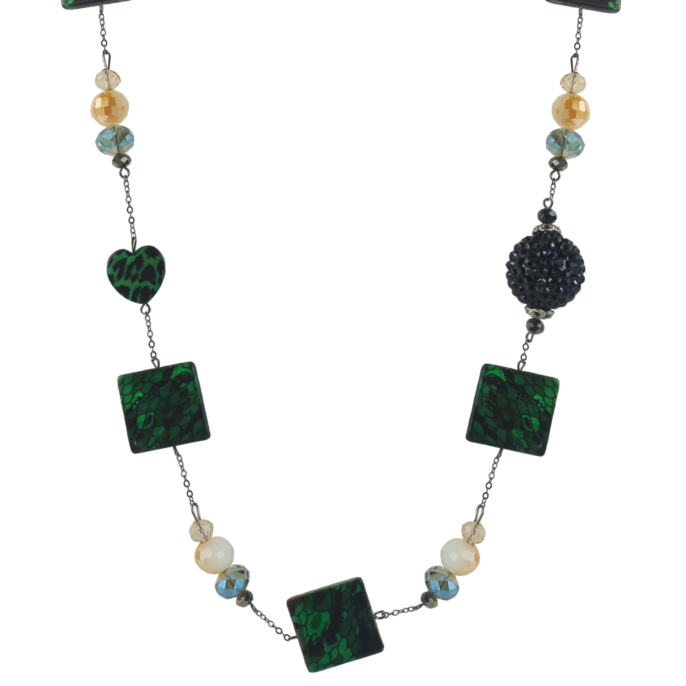 Collares largos de cristal N1601