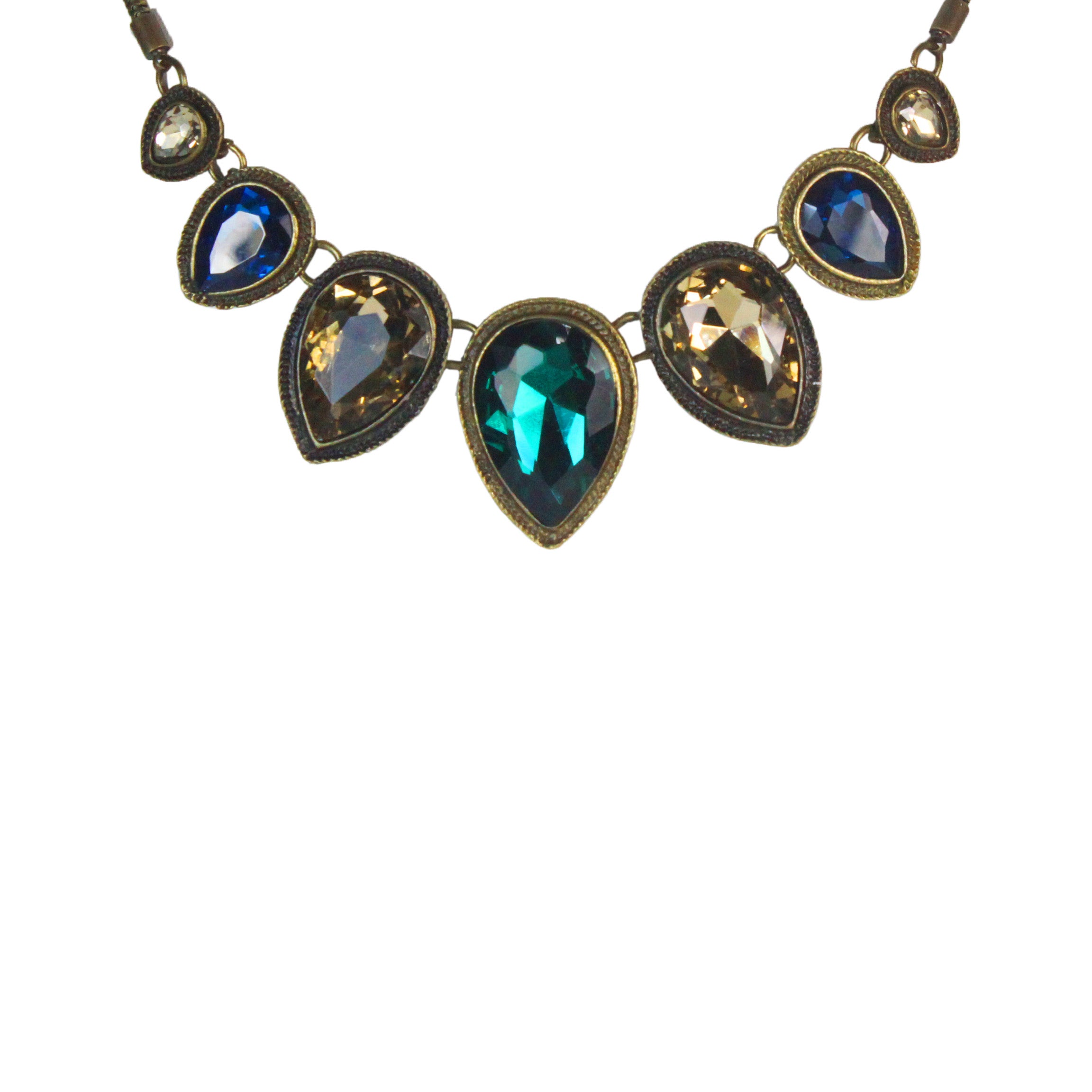 Collares de piedras preciosas de cristal N1867