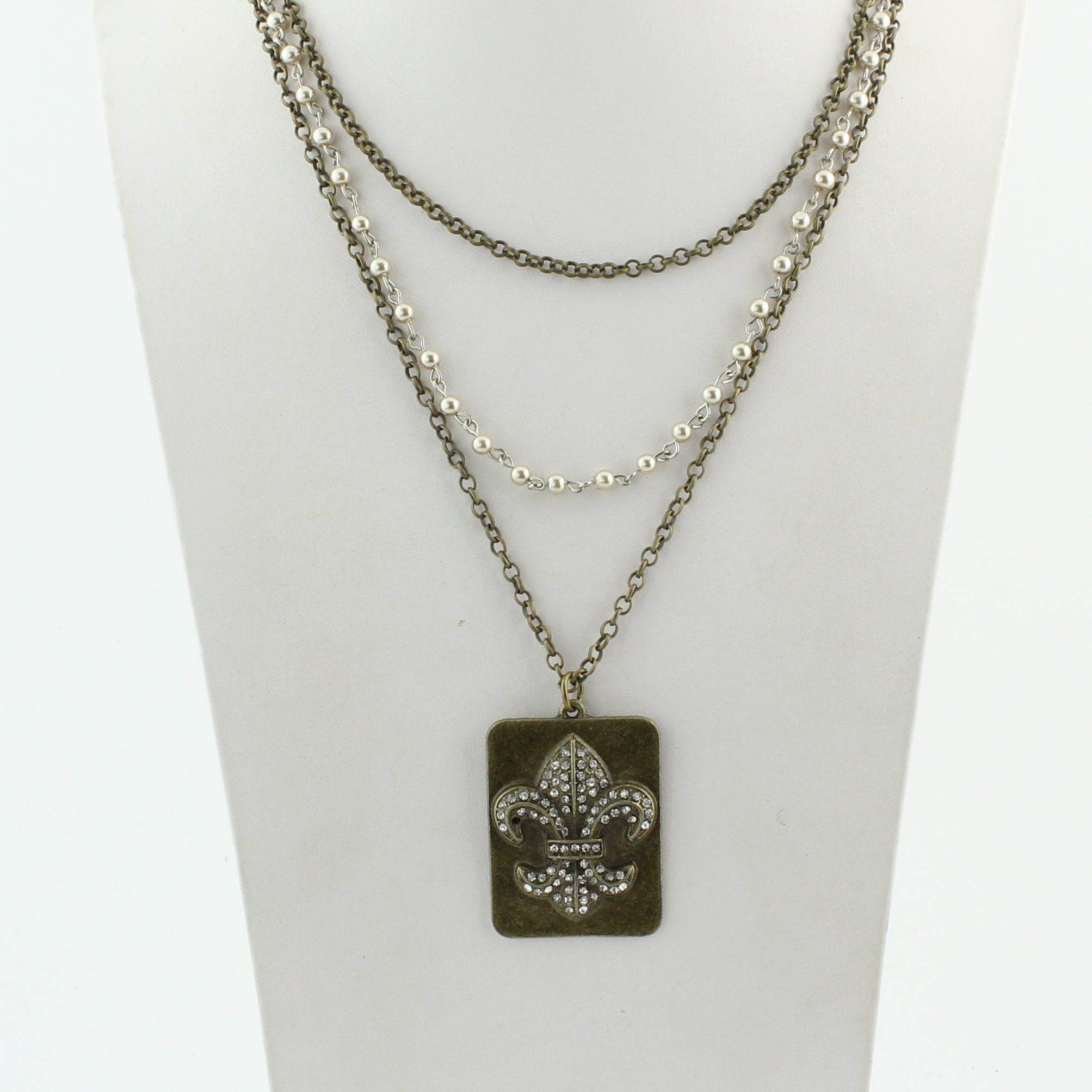 Collares de cadena de perlas N1894