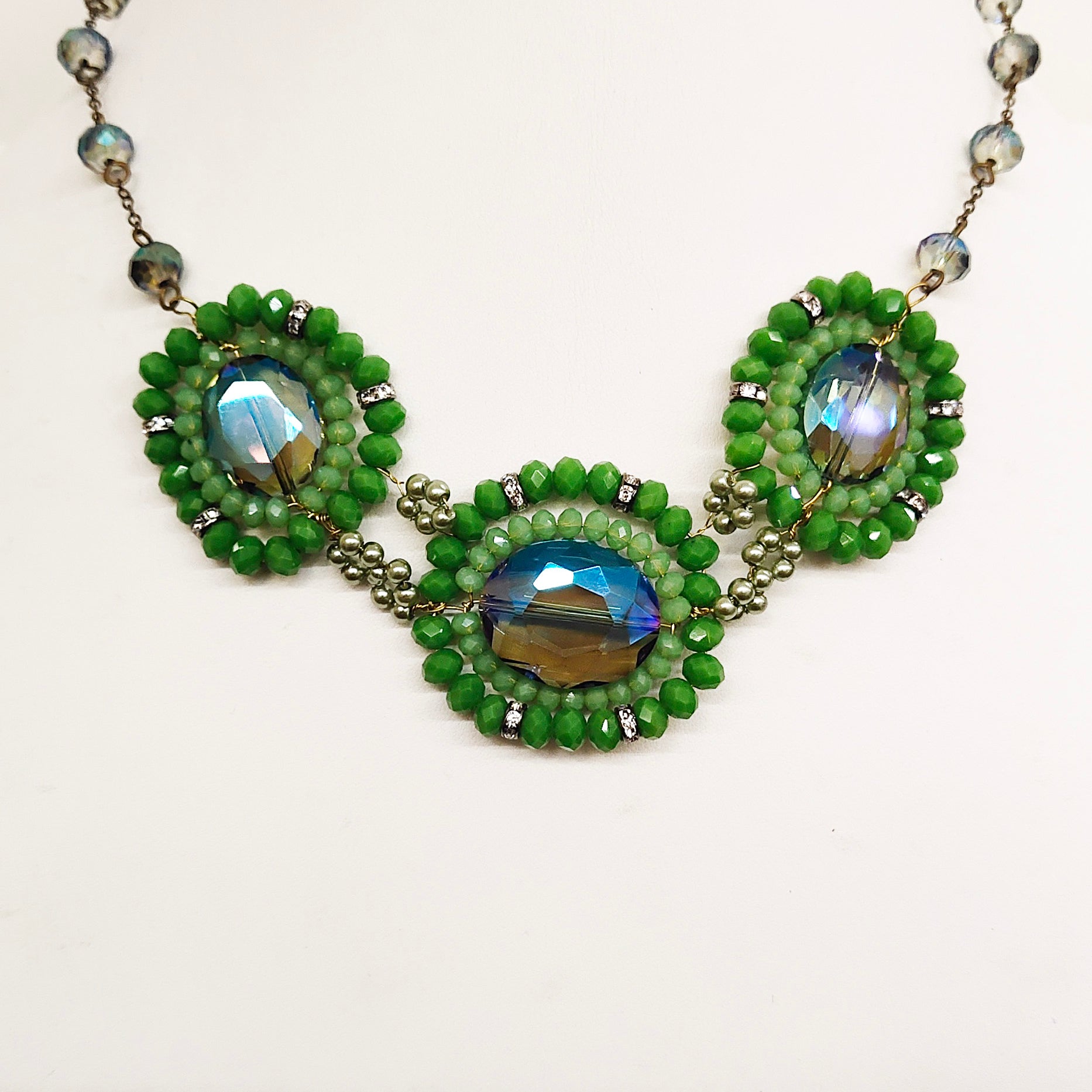 Collares de cuentas de cristal N1916