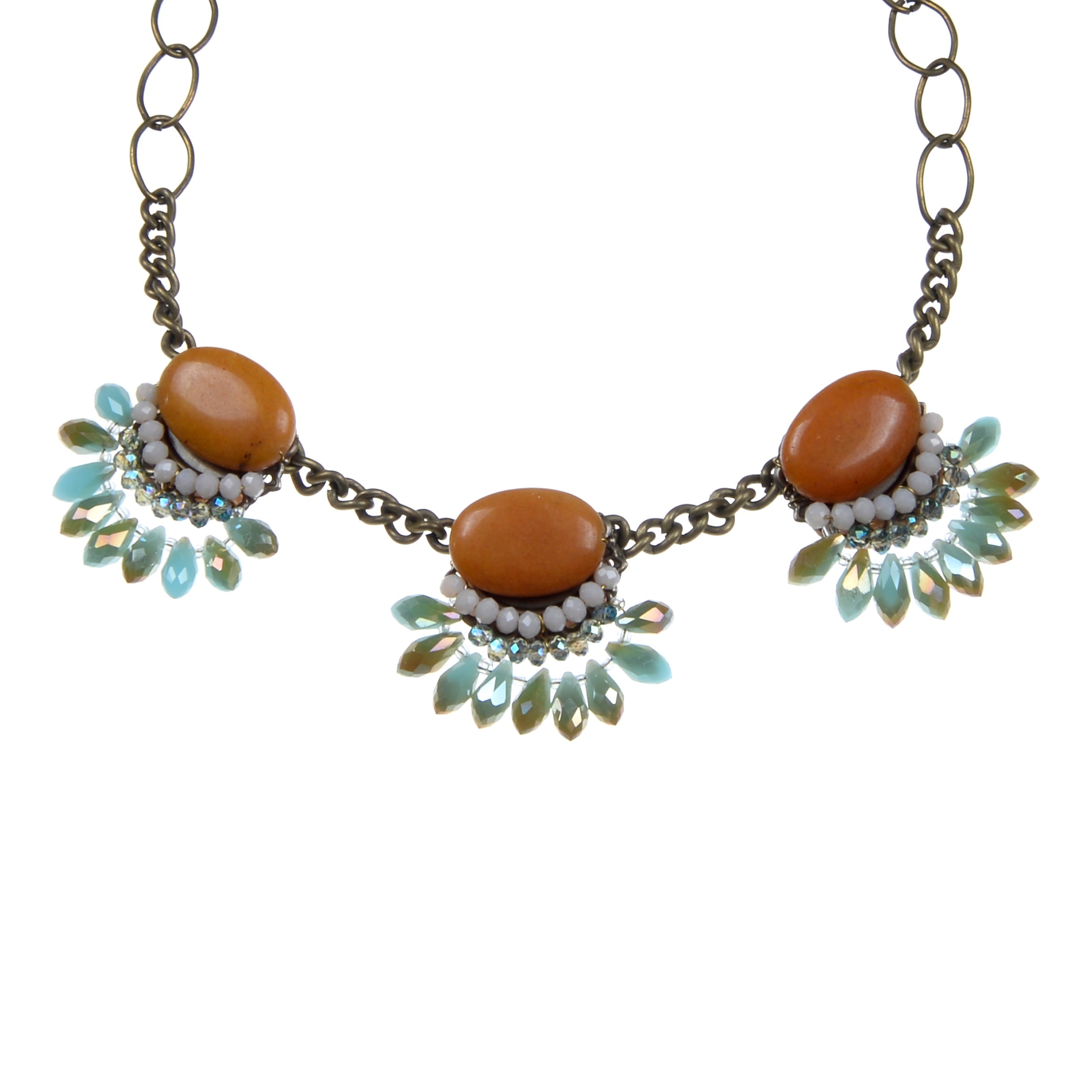 Gargantilla con tres colgantes N2128