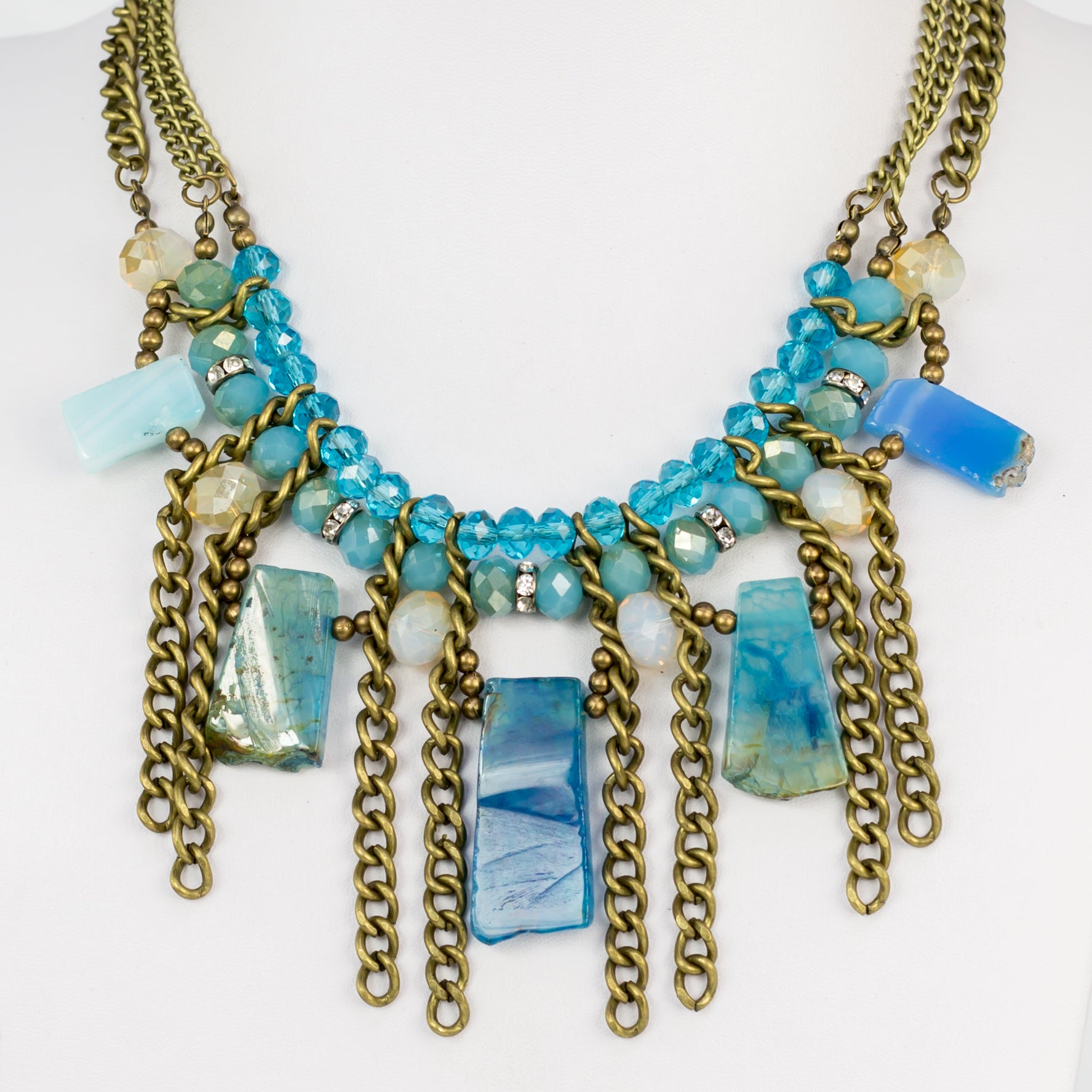 Colgantes de dijes de cristal acrílico vintage N2165