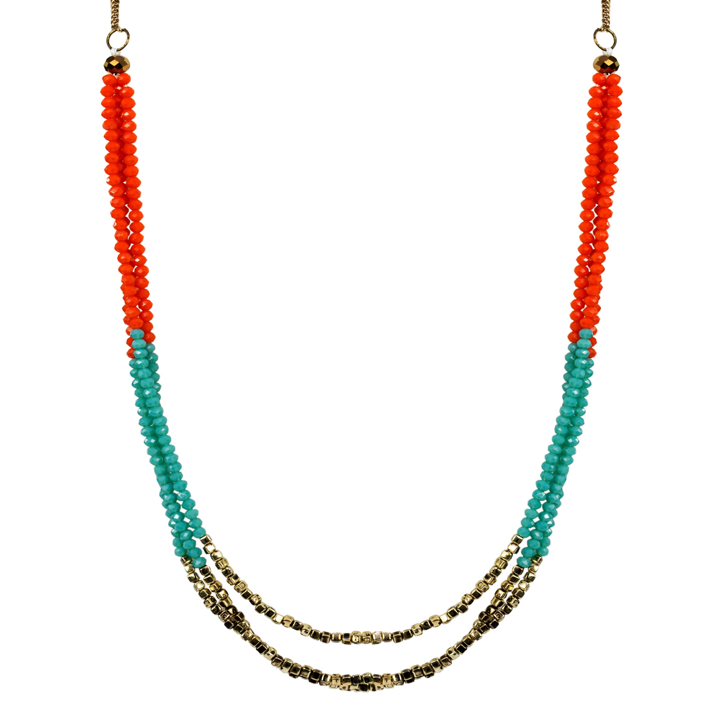 Collares de cuentas de cristal N2253