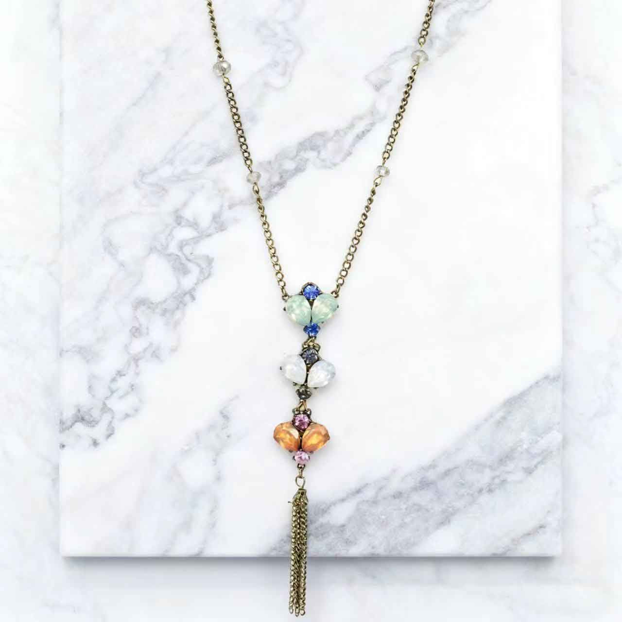 Collares largos con borlas N2264