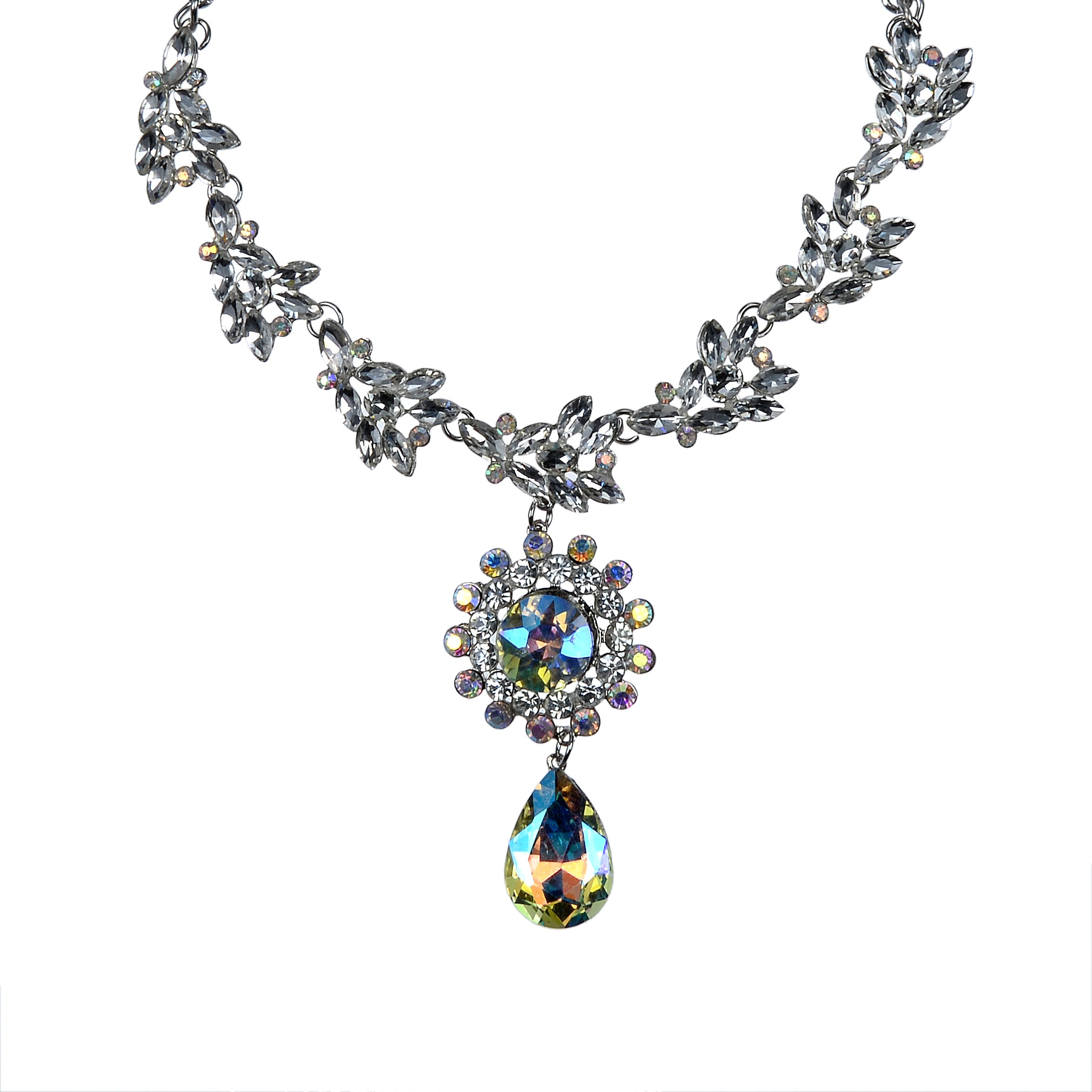 Collar de cristal brillante N2269