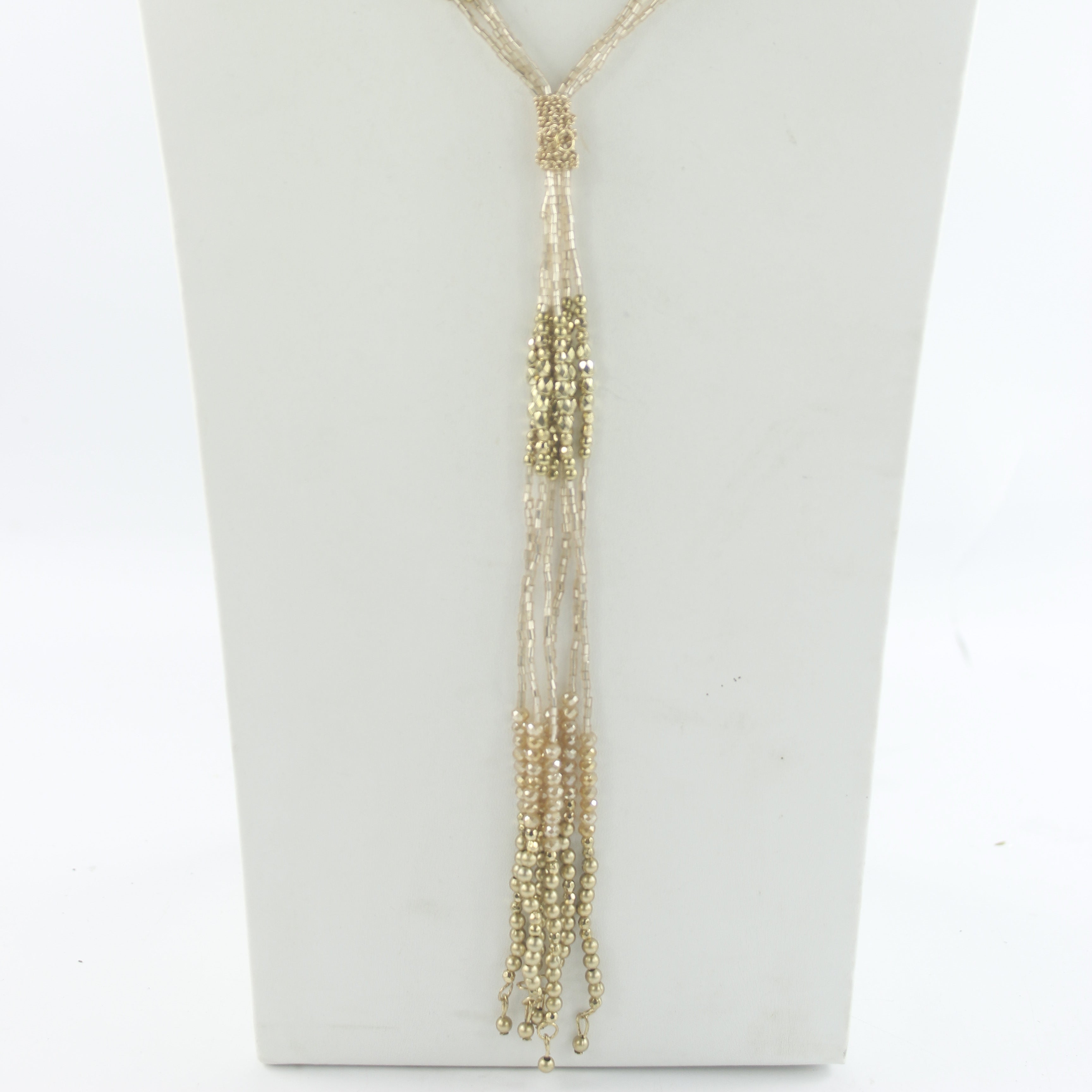 Collar con borlas de cristal N2432