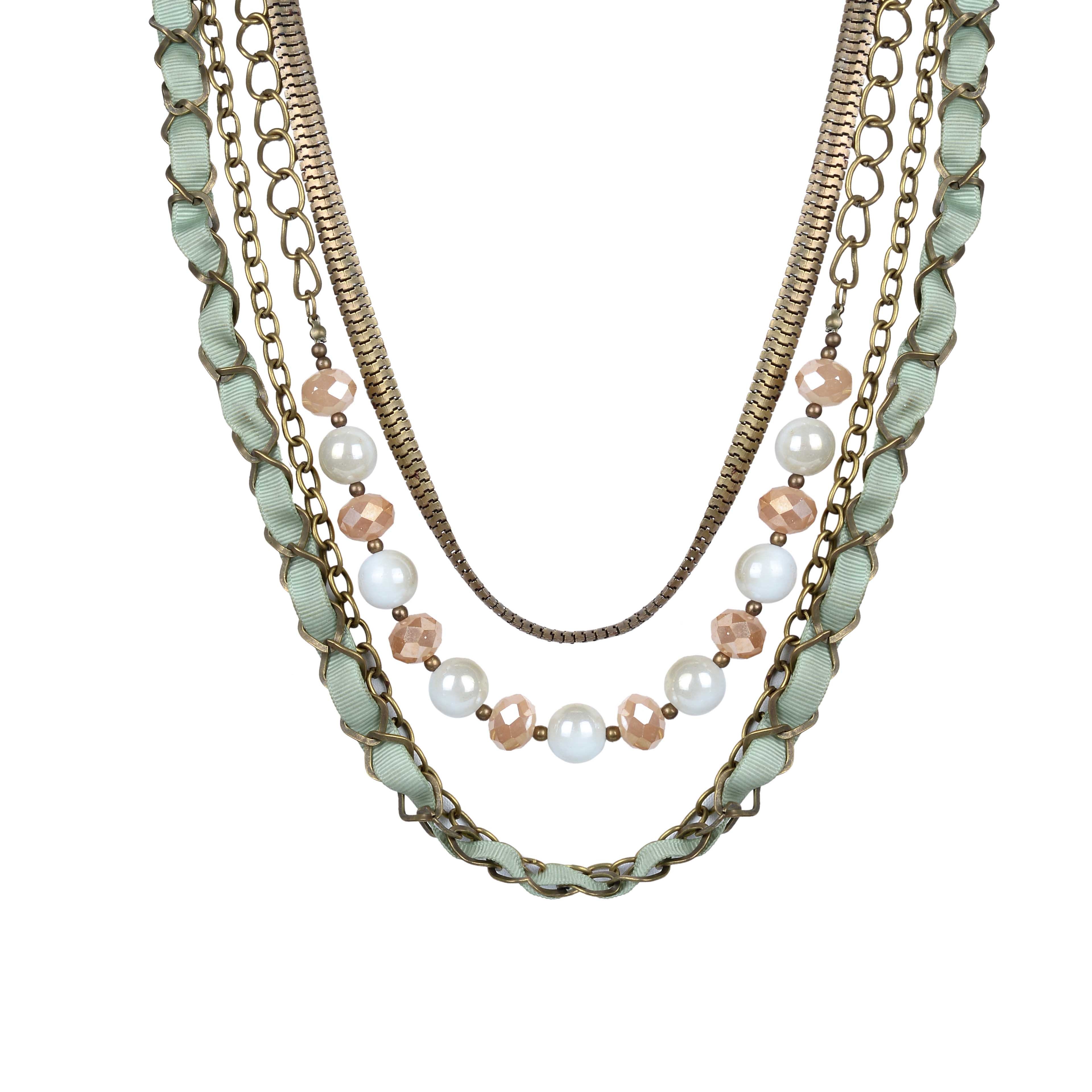 Collares largos de tres capas N2548